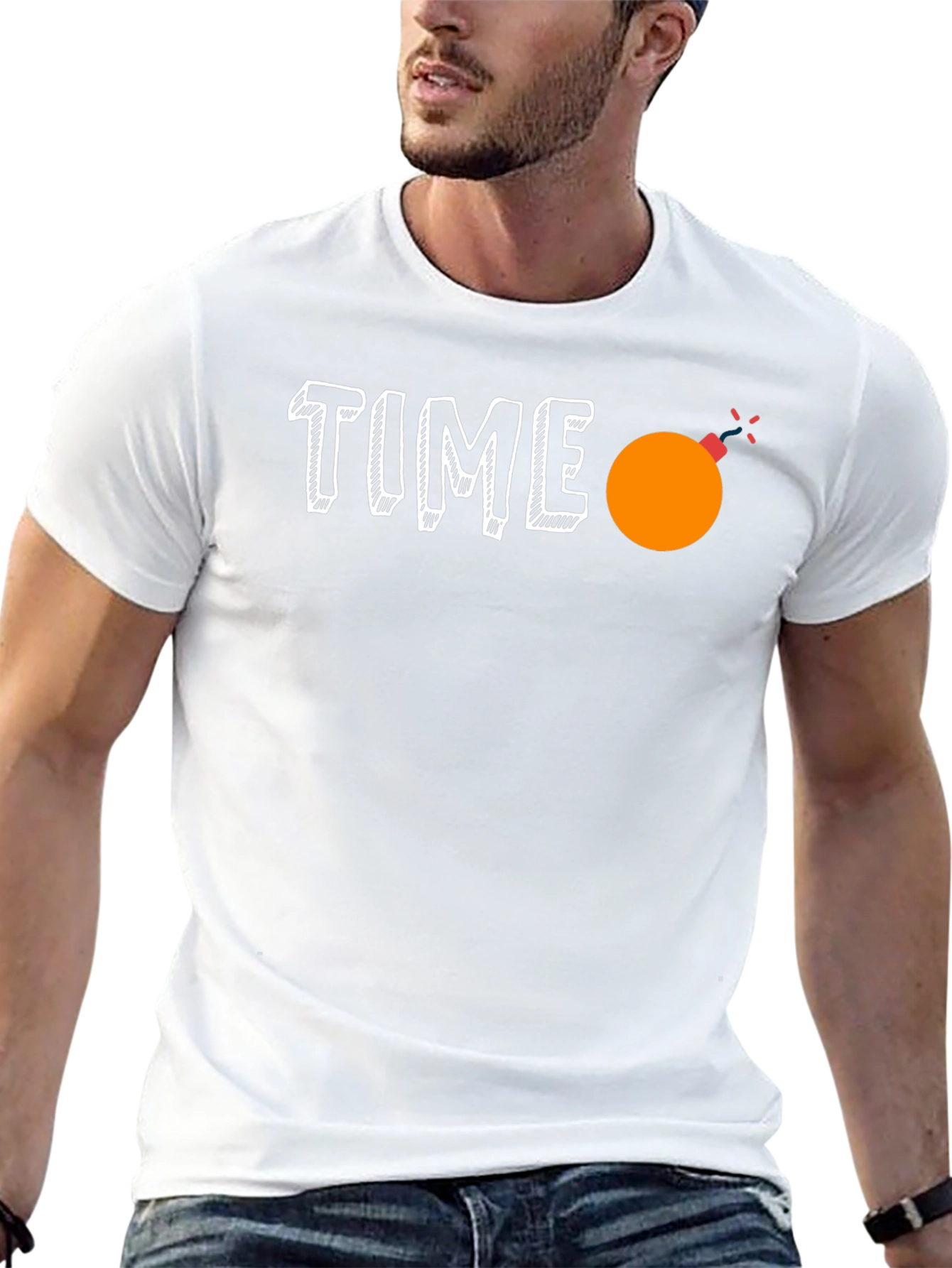 Time Bomb Graphic Tee - Mens Black T-Shirt