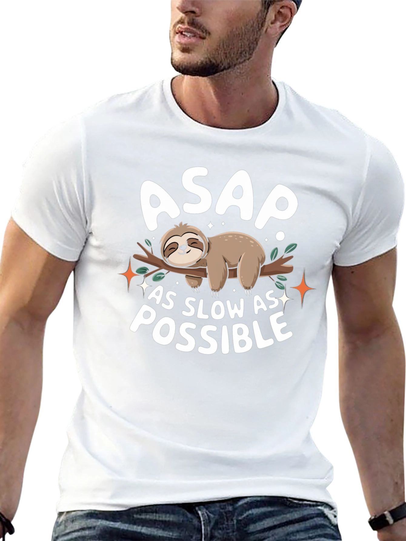ASAP As Slow As Possible Sloth T-Shirt