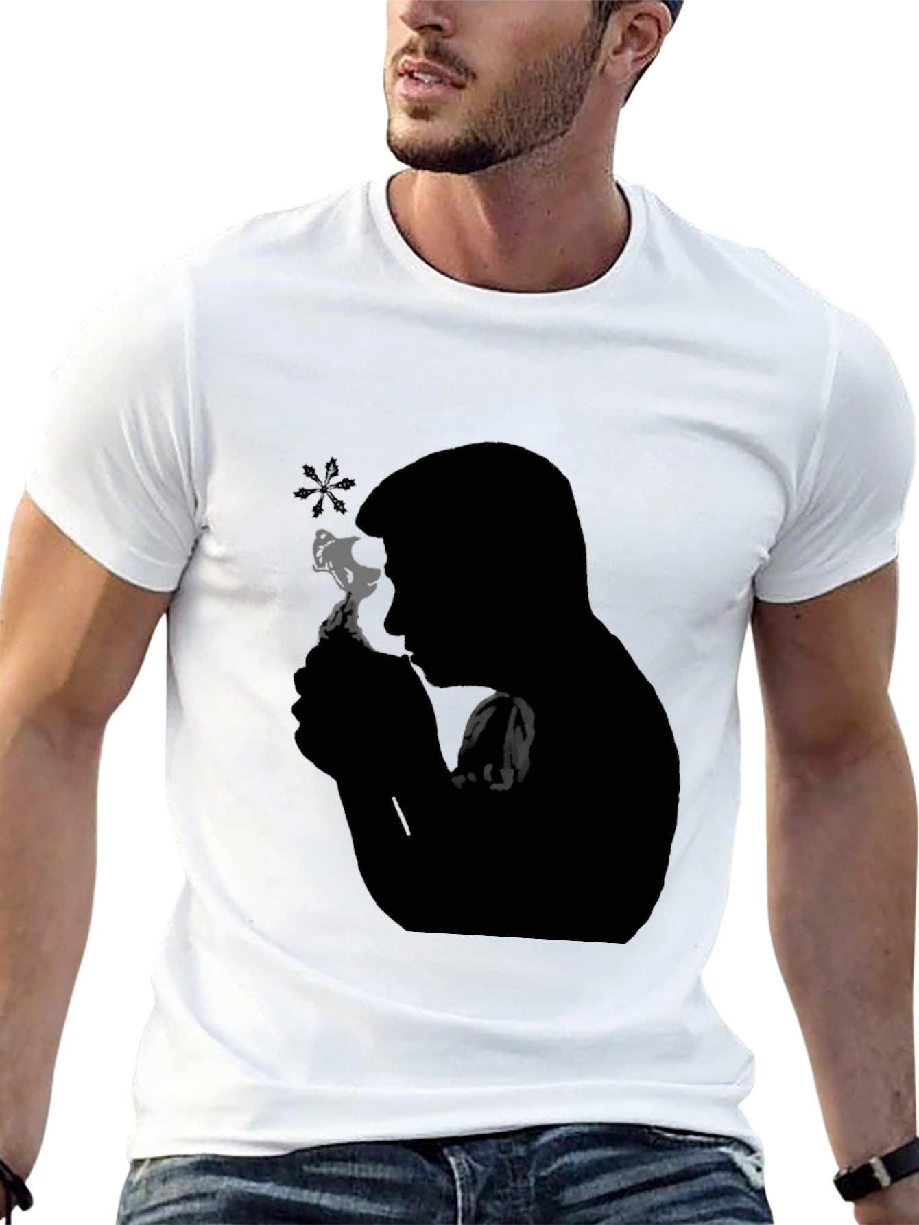 Silhouette Smoker Graphic Tee
