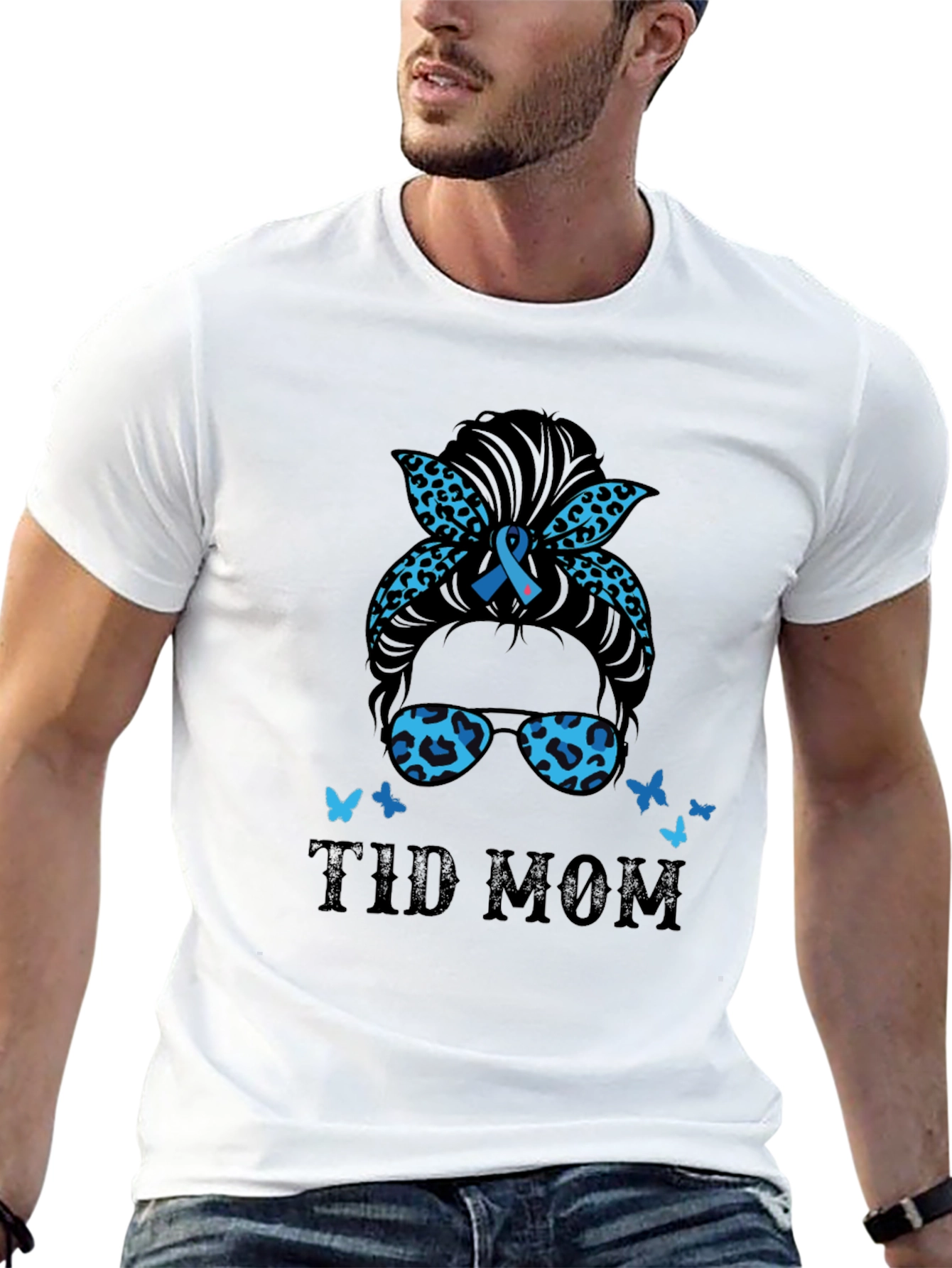 T1D Mom T-Shirt Diabetes Awareness