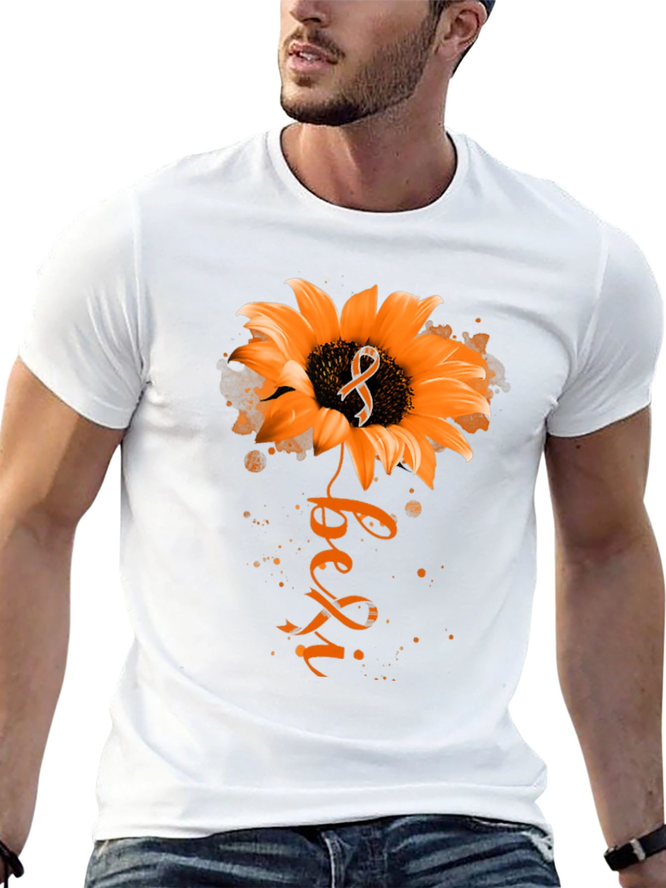 Sunflower Leukemia Awareness T-Shirt