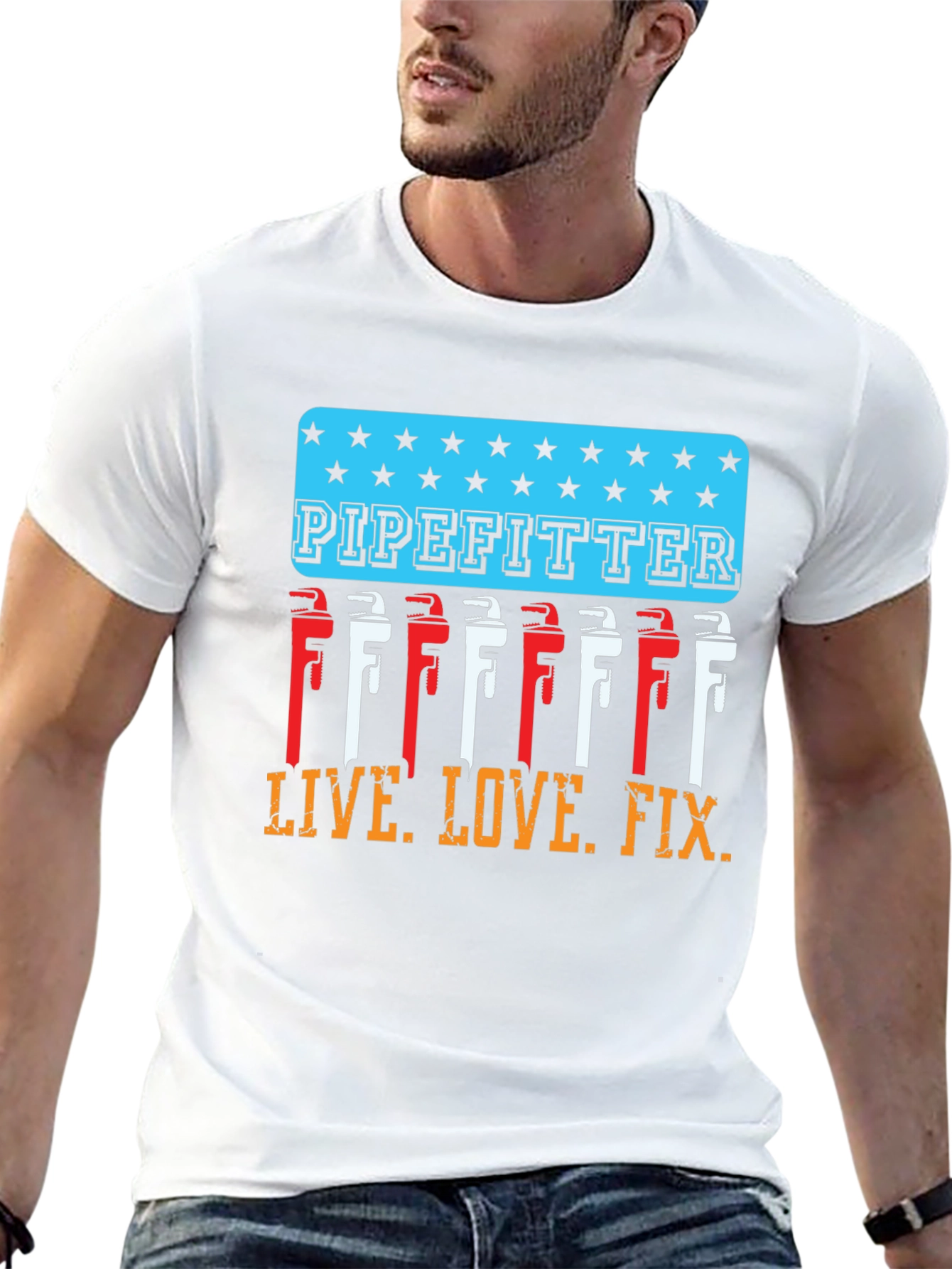 Pipefitter Live Love Fix T-Shirt