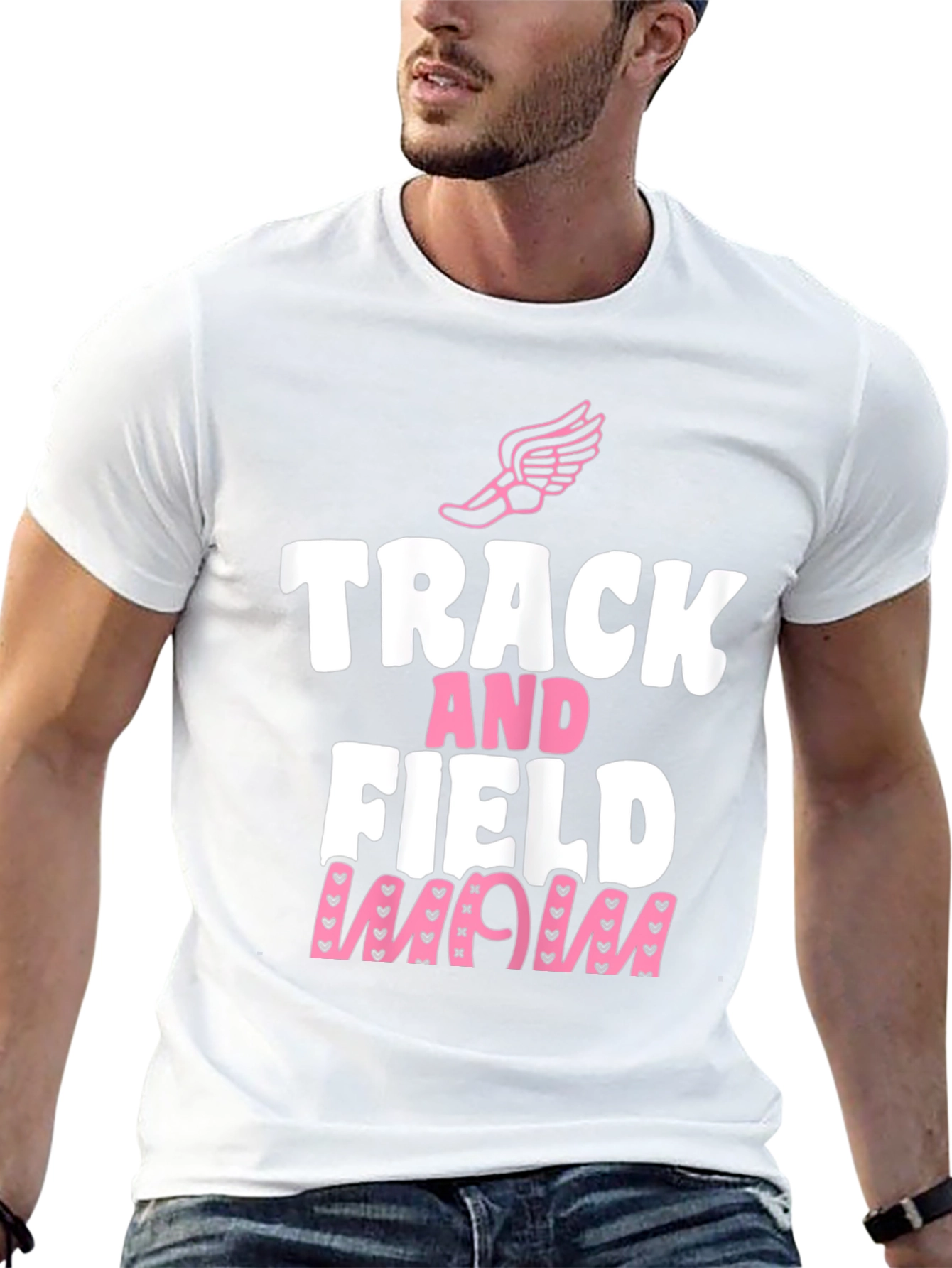 Track and Field Mom Graphic Tee