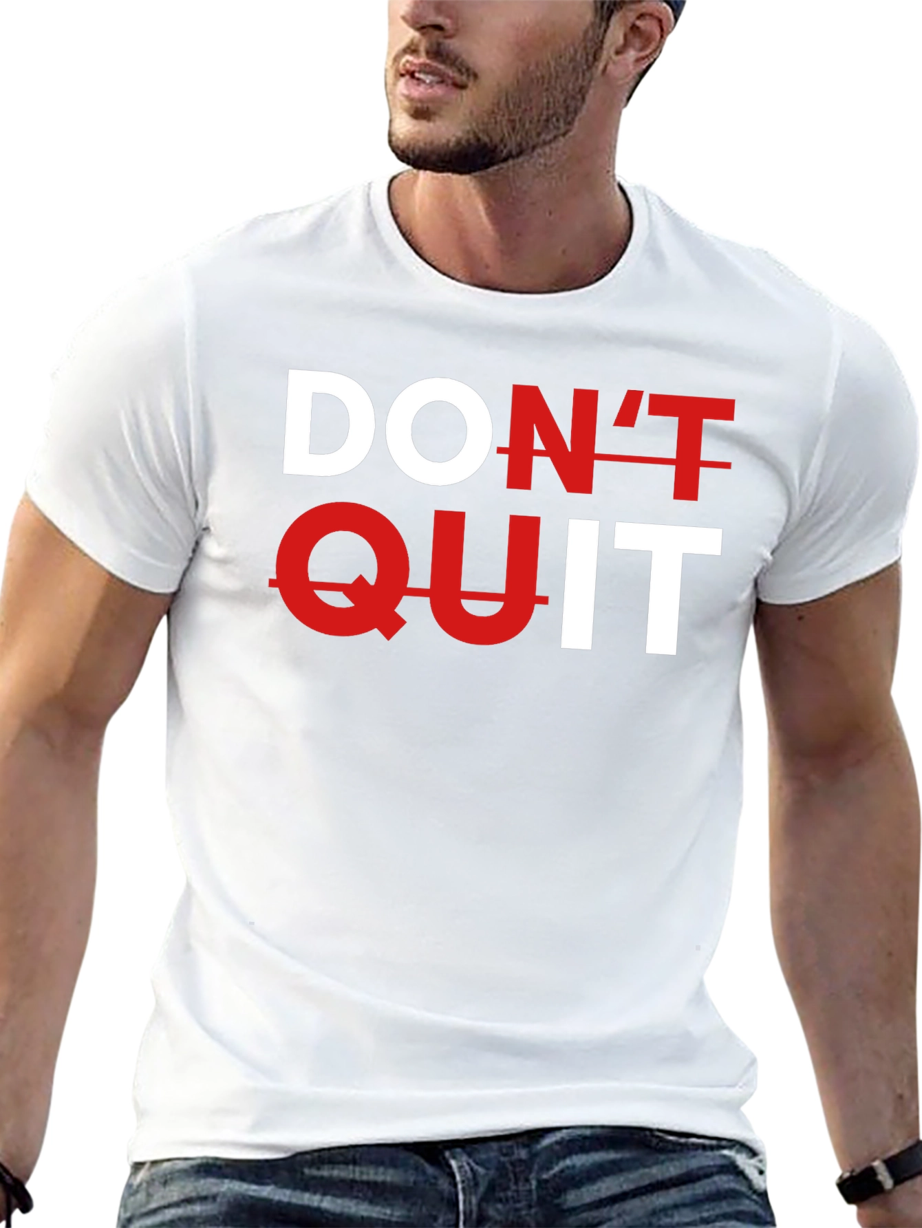 Dont Quit Black Graphic Tee