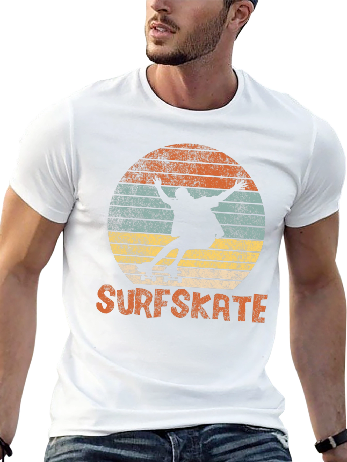Surfskate Retro Sunset T-Shirt