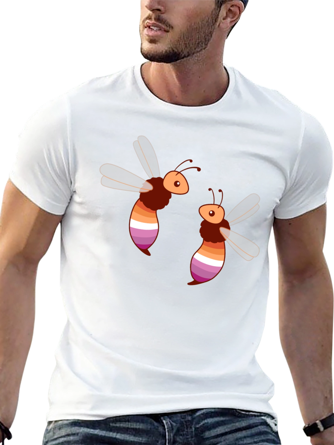 Lesbian Pride Bees T-Shirt