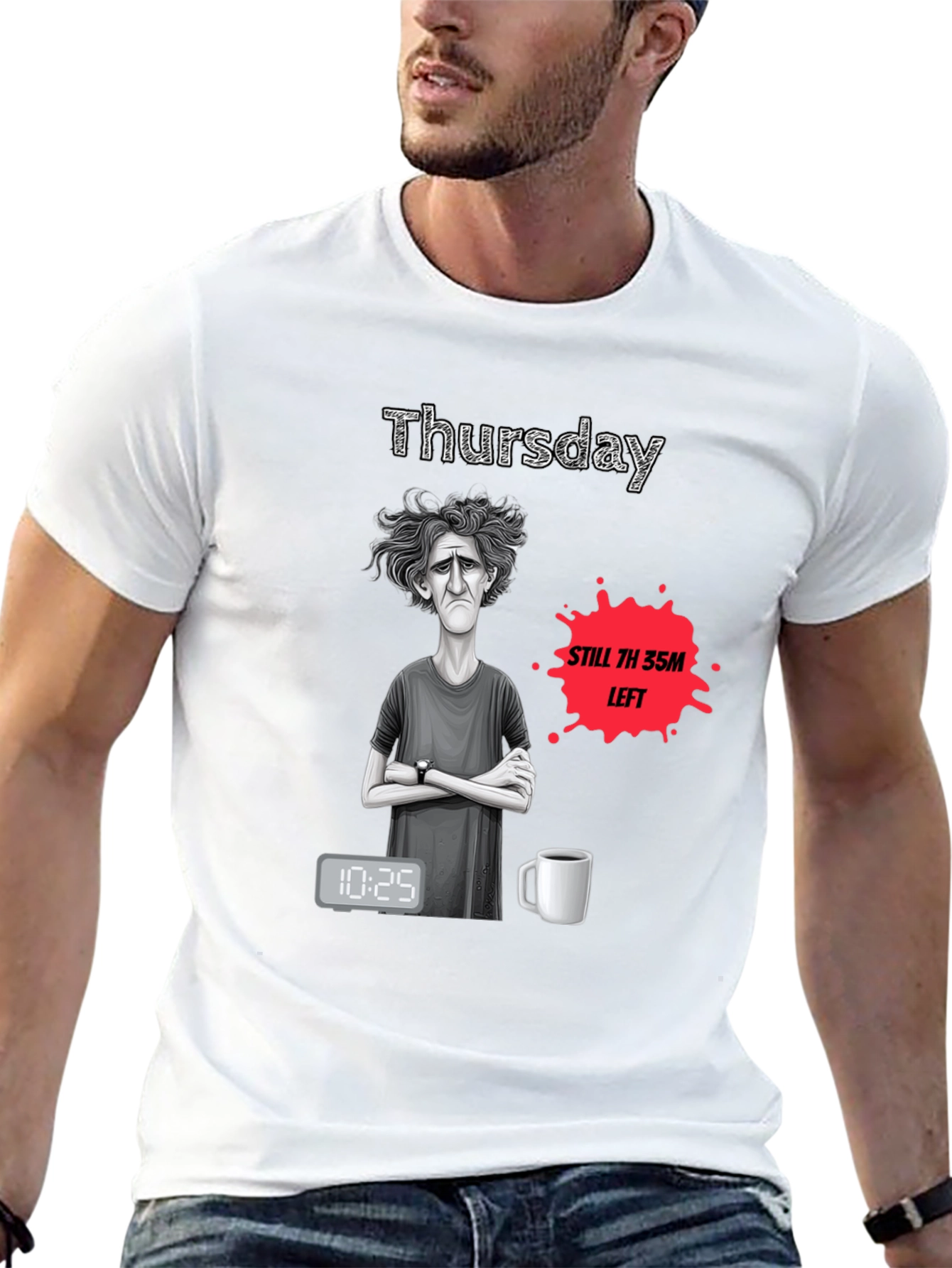 Thursday T-Shirt - Humorous Weary Design