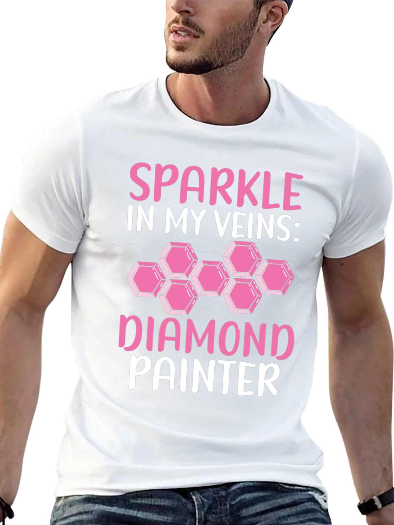 Sparkle in My Veins Diamond Painting T-Shirt