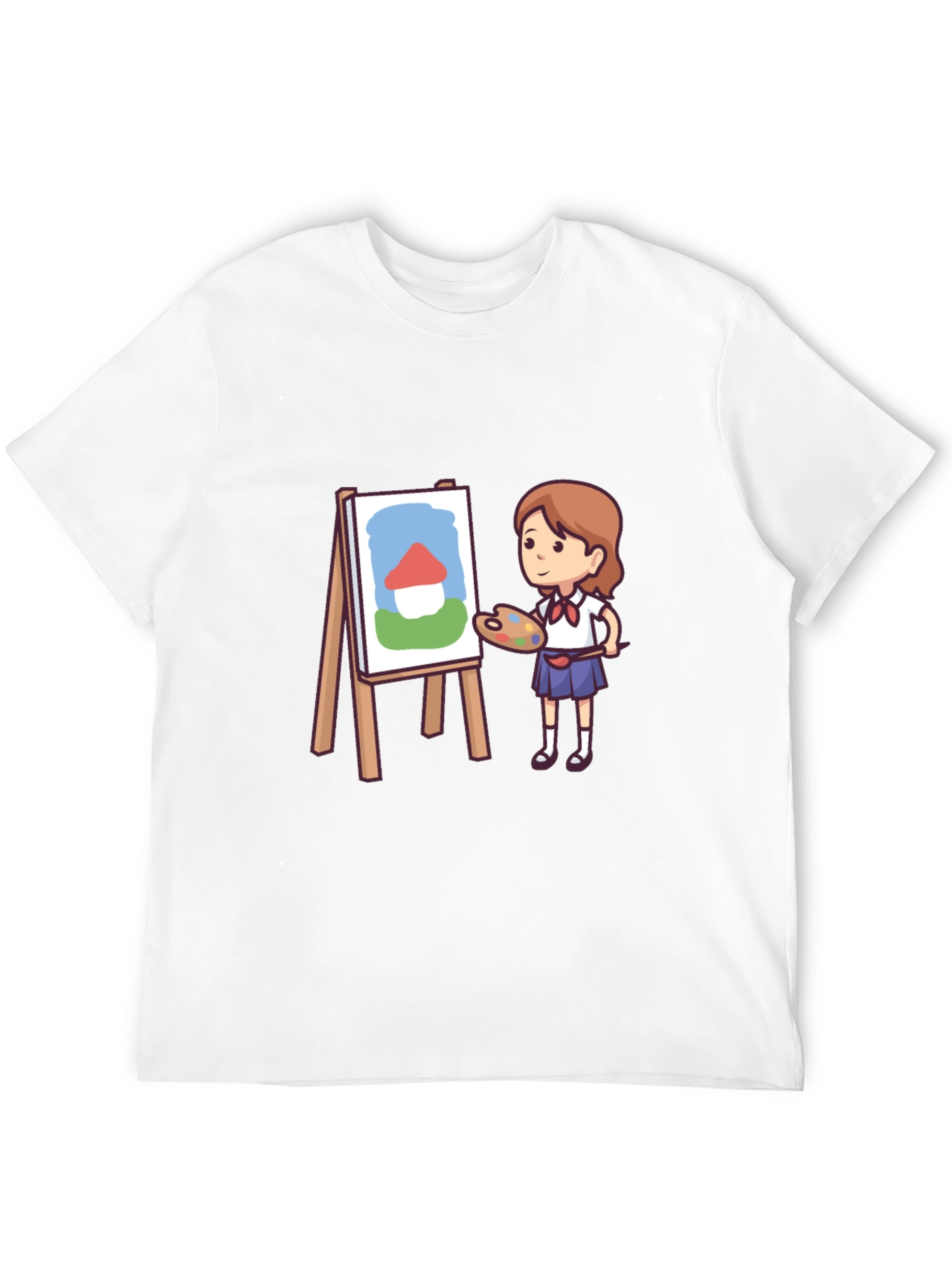 Artist Girl Graphic T-Shirt