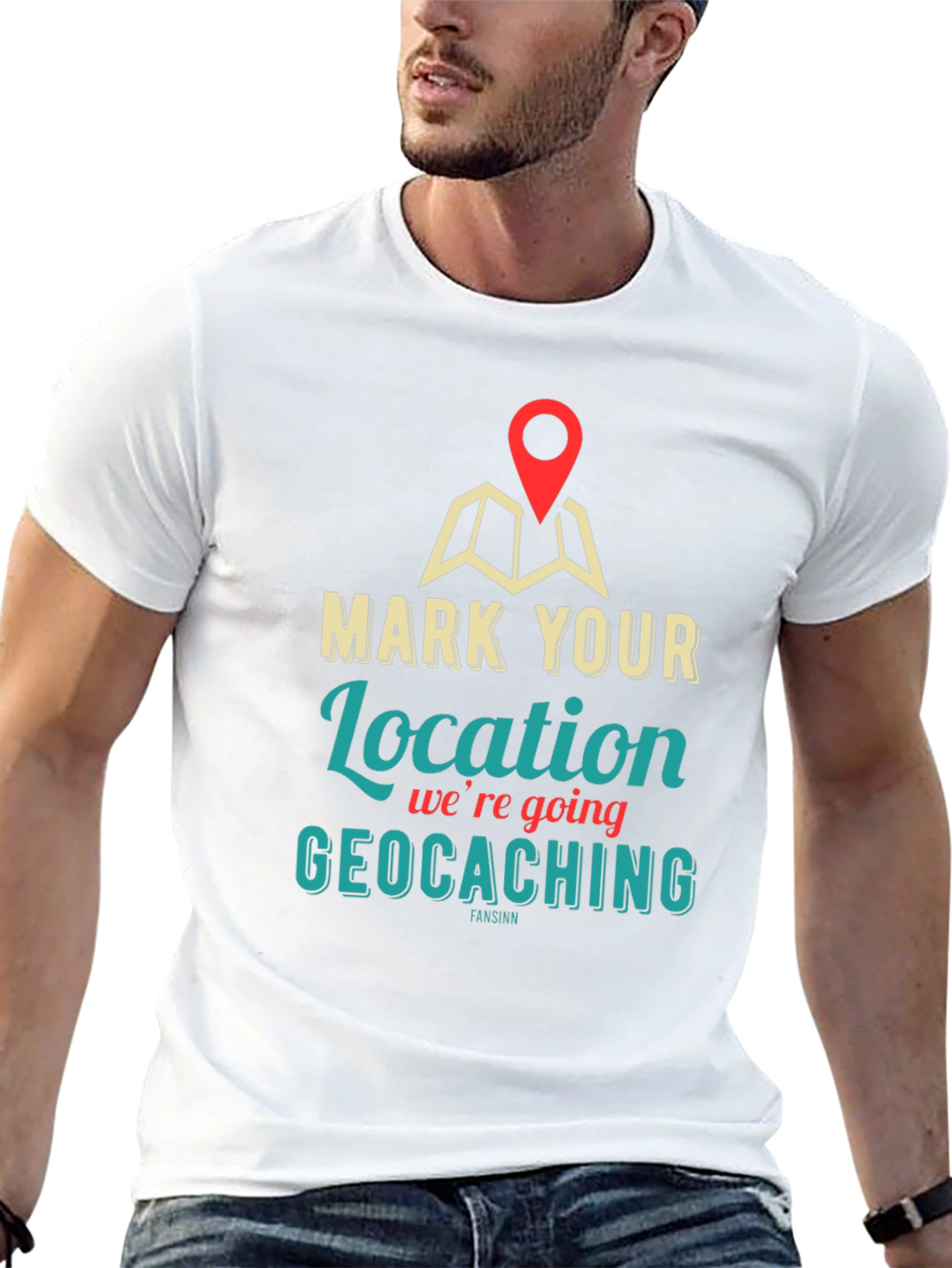 Geocaching T-Shirt - Mark Your Location