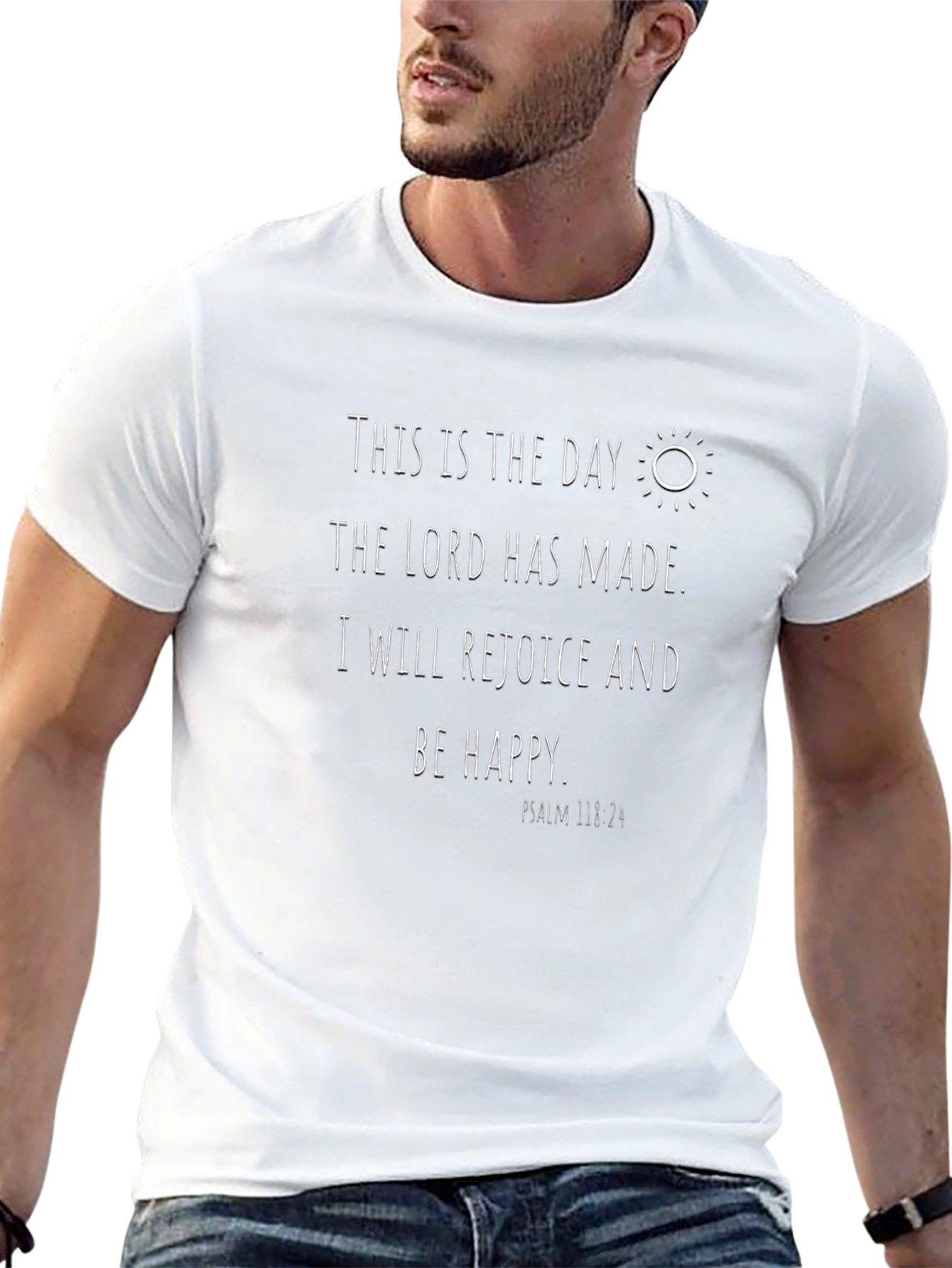 Inspirational Christian T-Shirt - Psalm 118:24