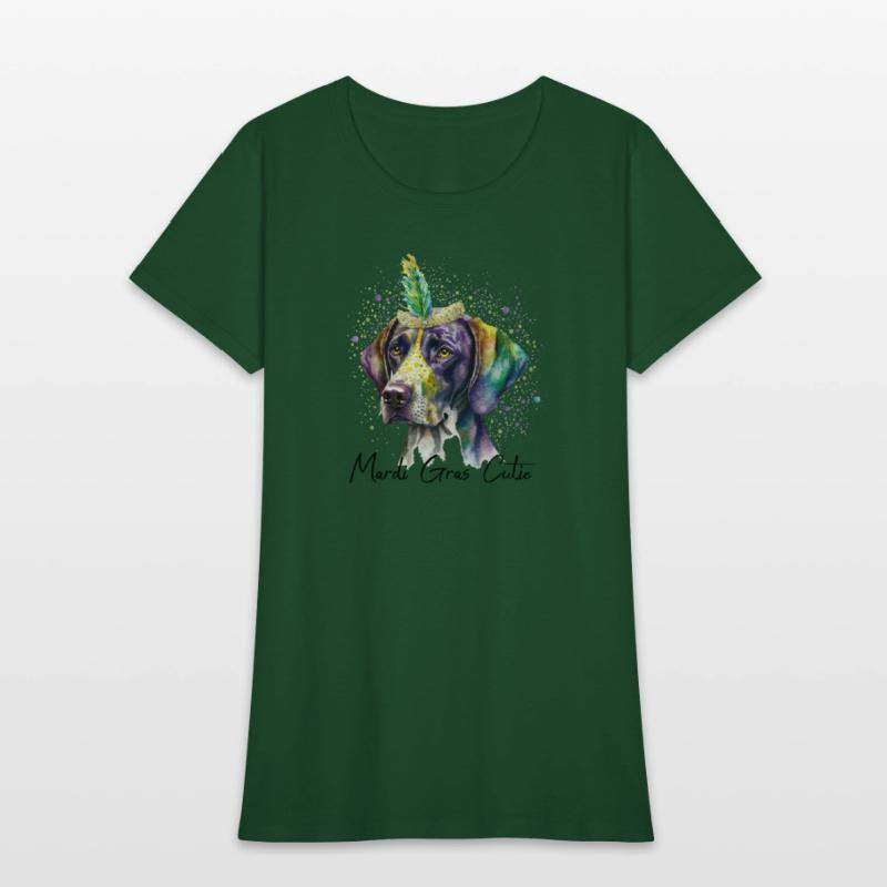 Mardi Gras Cutie English Pointer