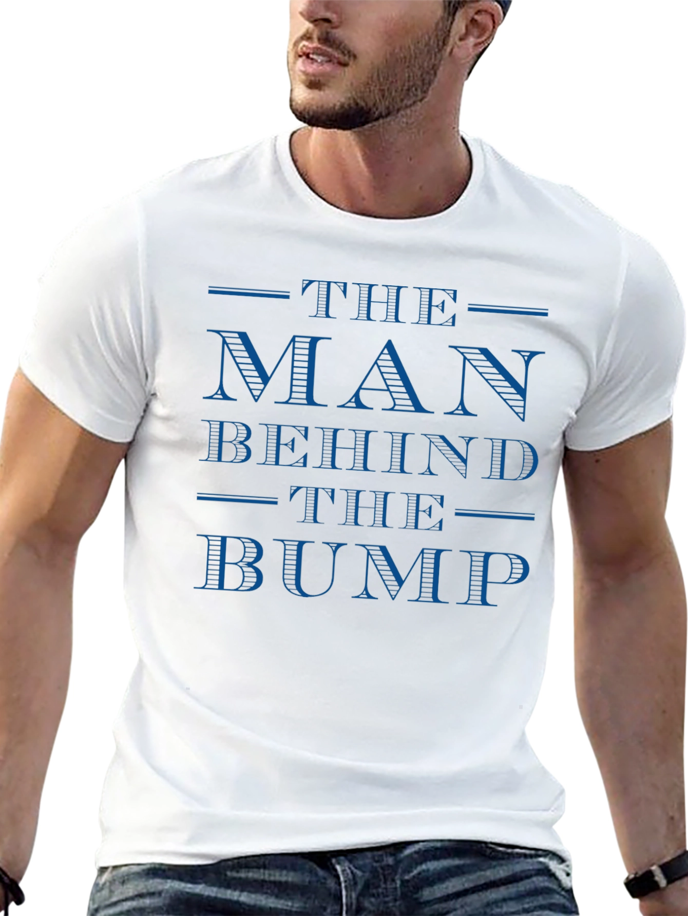 The Man Behind The Bump Graphic Tee