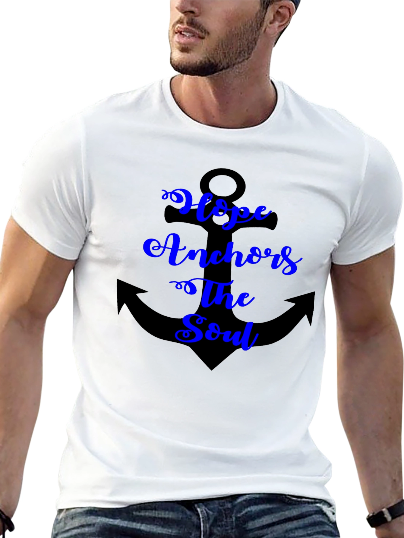 Hope Anchors the Soul Graphic T-Shirt
