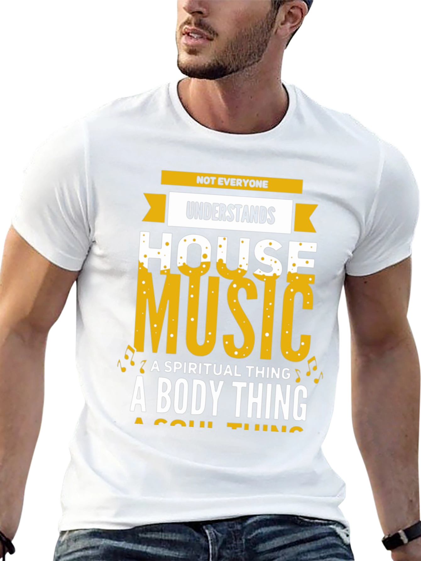 House Music T-Shirt: Spiritual Body Soul