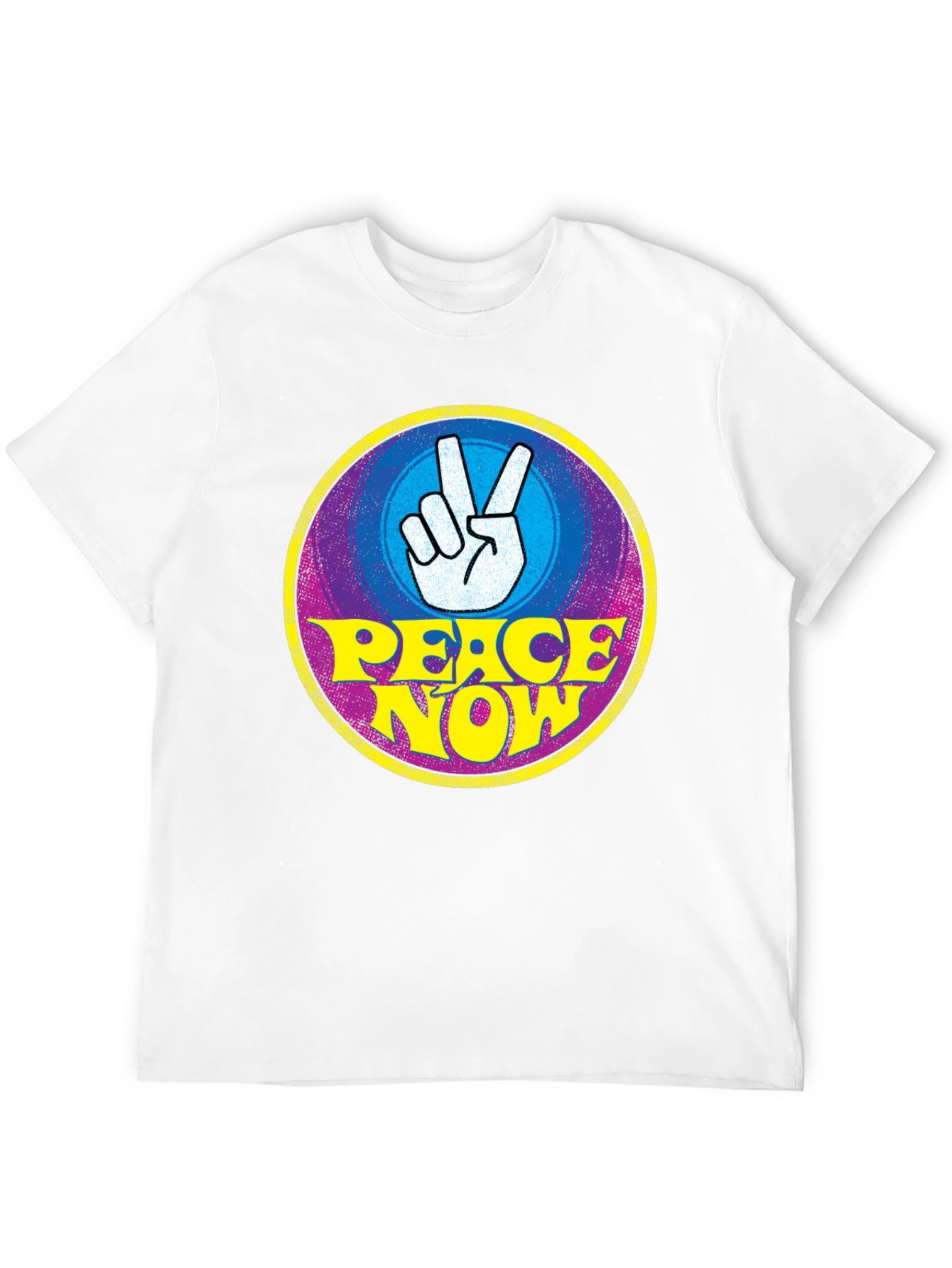 Peace Now Graphic T-Shirt - Retro Style