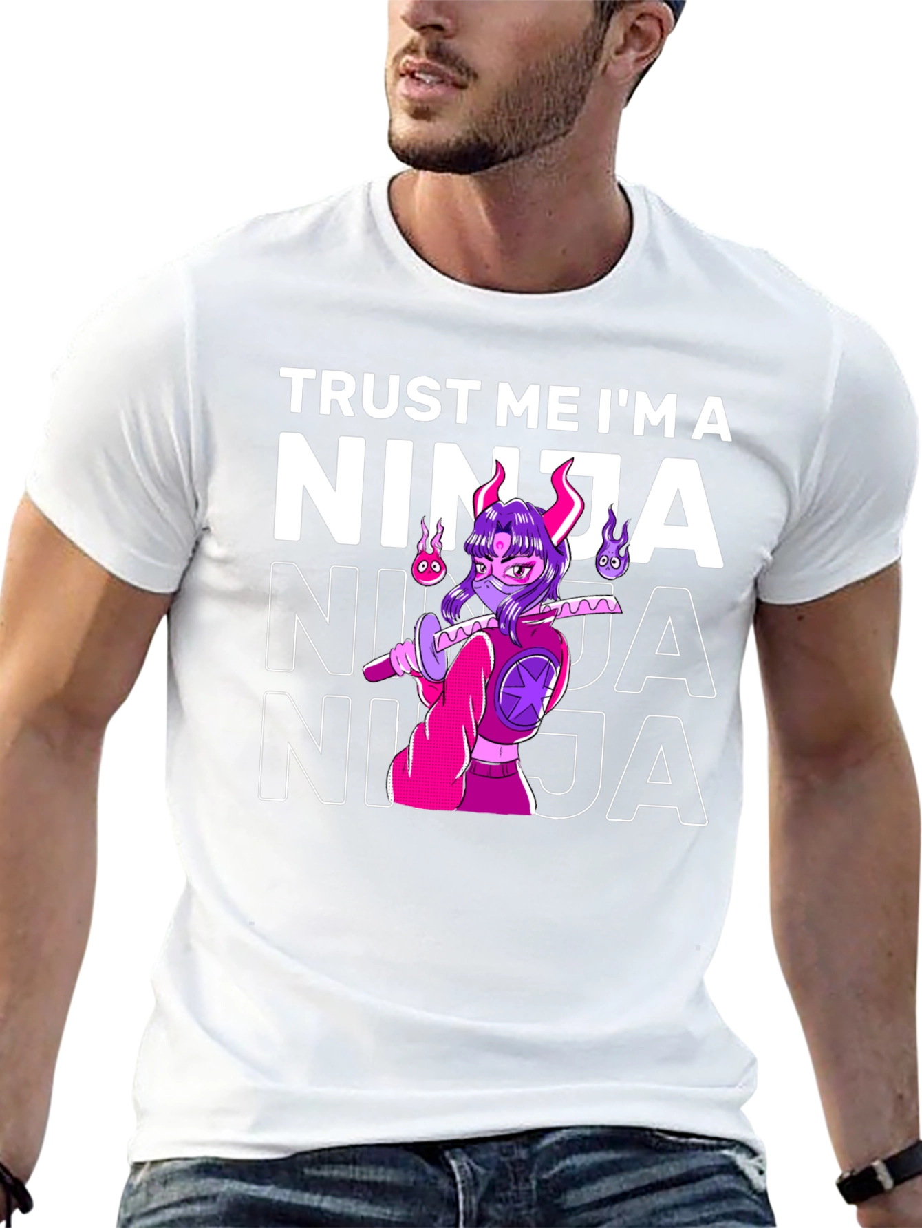 Trust Me Im a Ninja T-Shirt Graphic Tee
