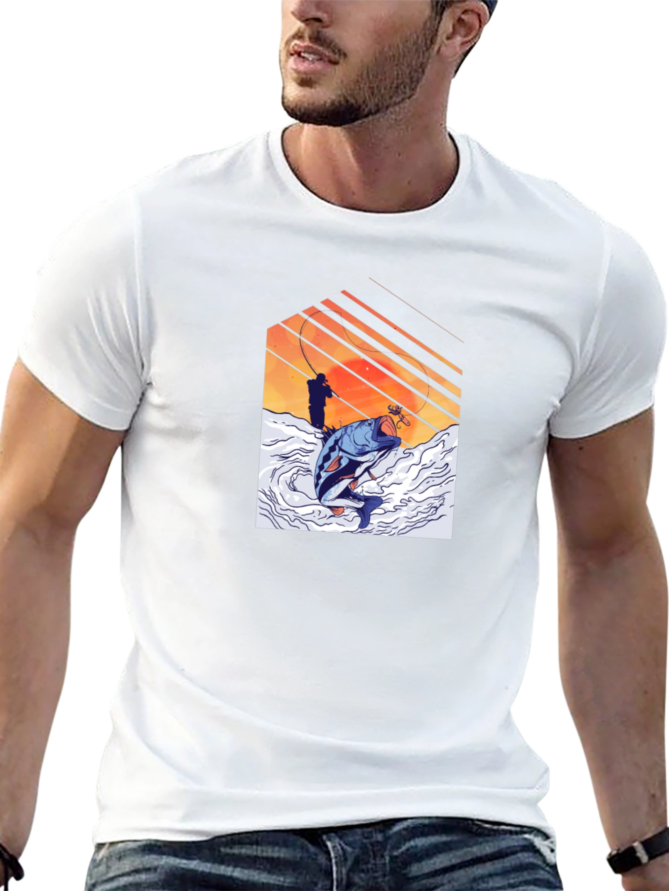 Fishing T-Shirt - Fisherman Catch Graphic Tee