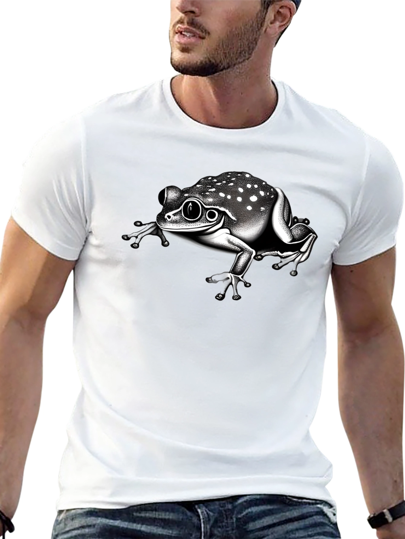 Frog Graphic Black T-Shirt