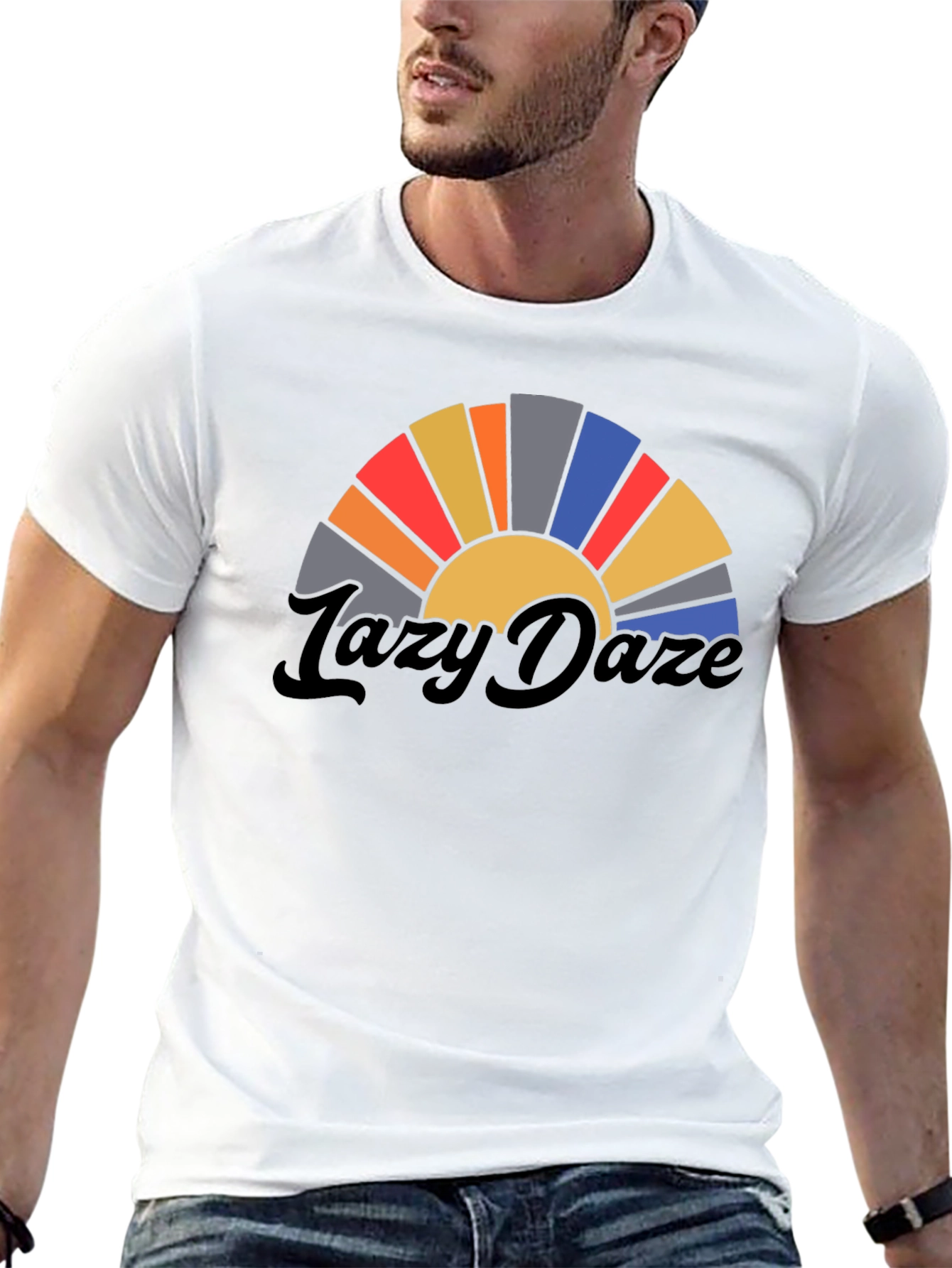 Lazy Daze Retro Graphic T-Shirt