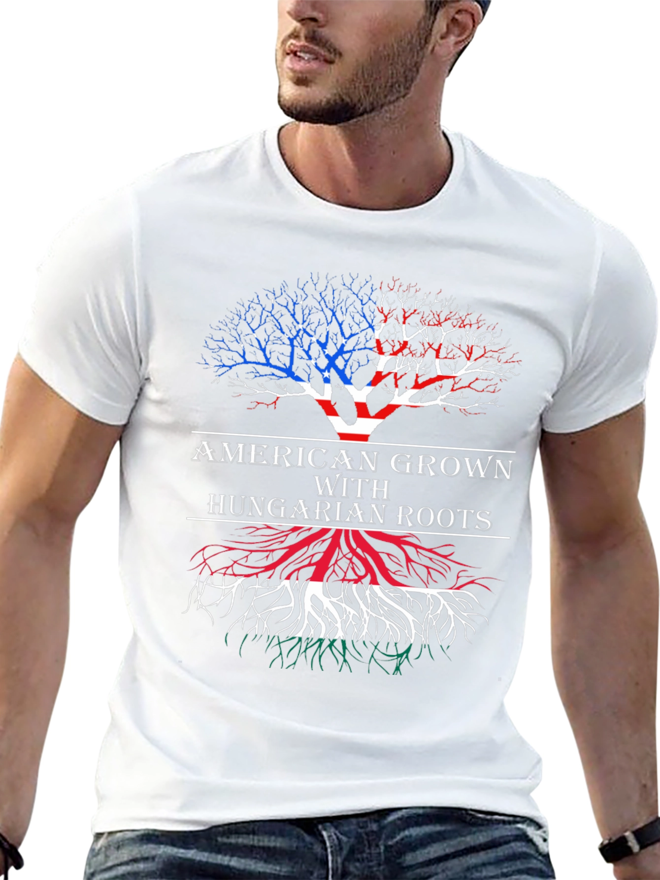 American Grown Hungarian Roots T-Shirt