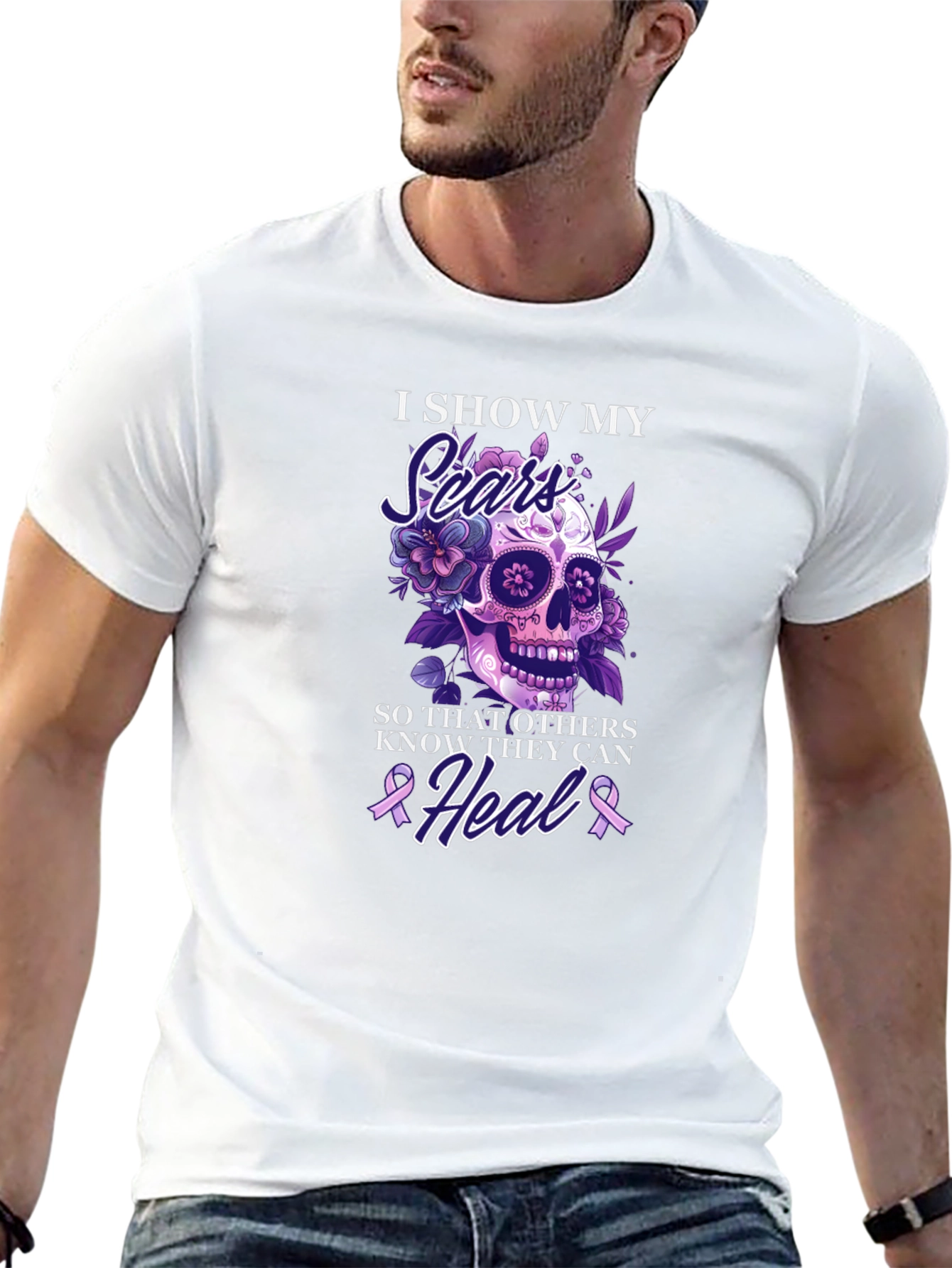 I Show My Scars T-Shirt: Awareness & Healing