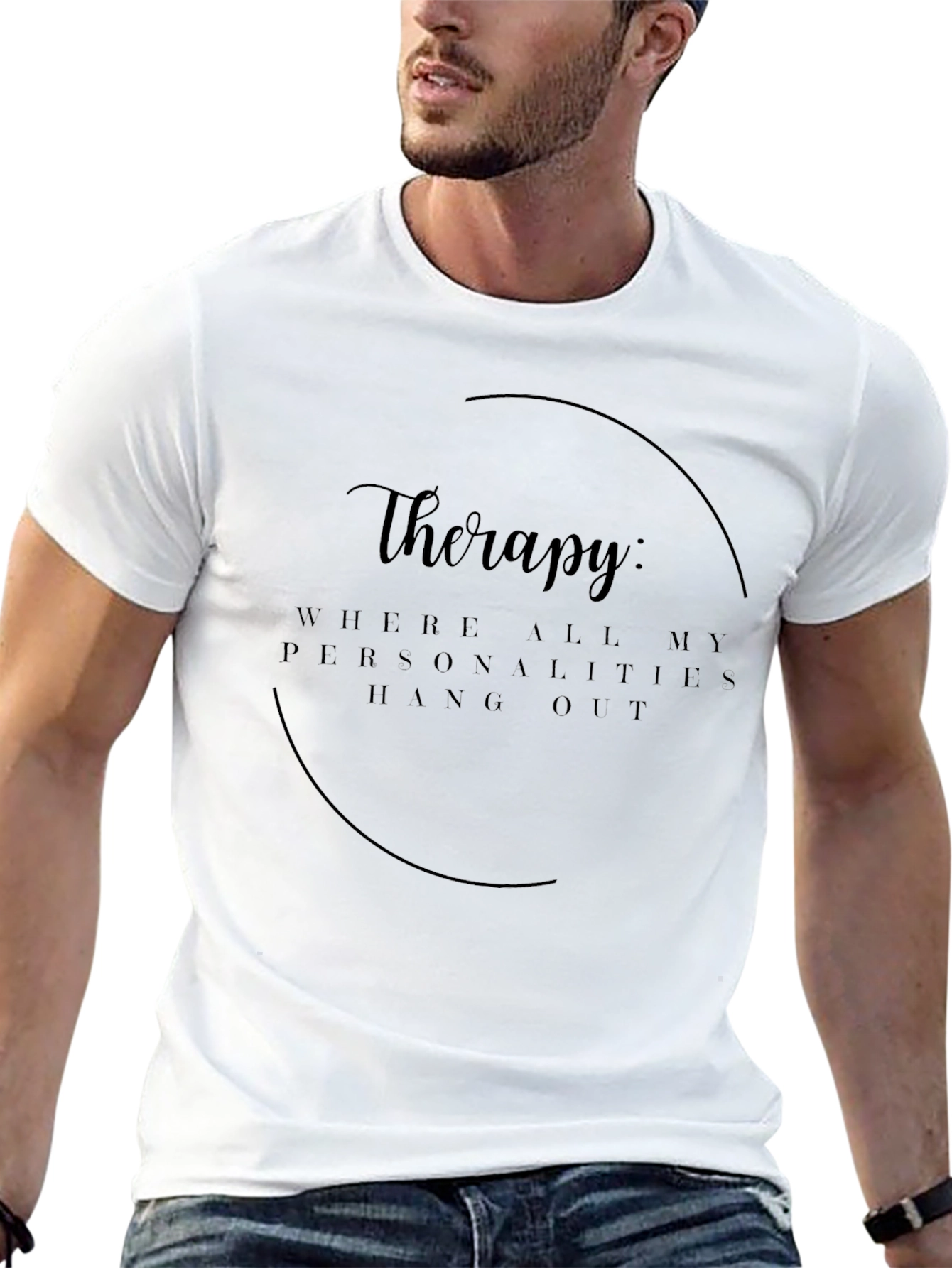 Therapy: Where Personalities Hang Out Graphic T-Shirt