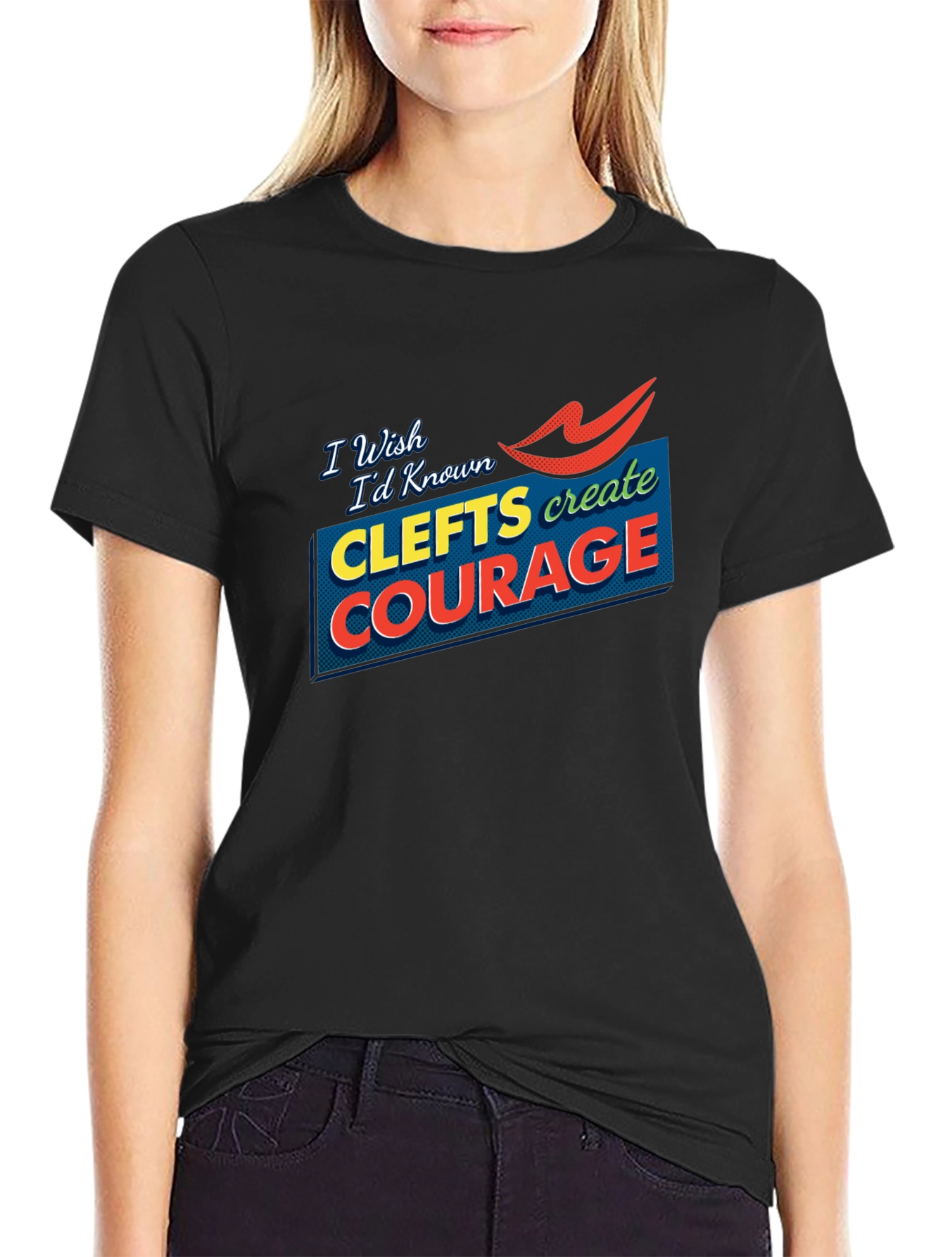 I Wish Id Known Clefs Create Courage Black T-Shirt