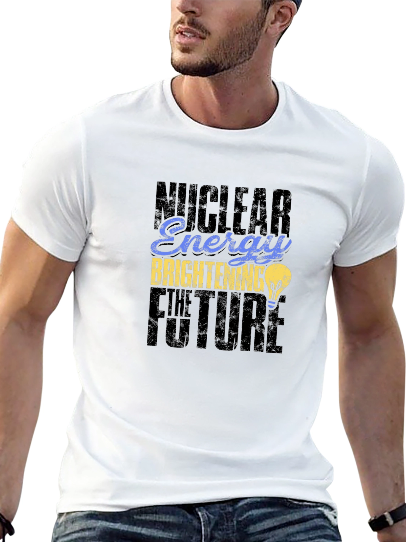 Nuclear Energy Brightening The Future Black T-Shirt