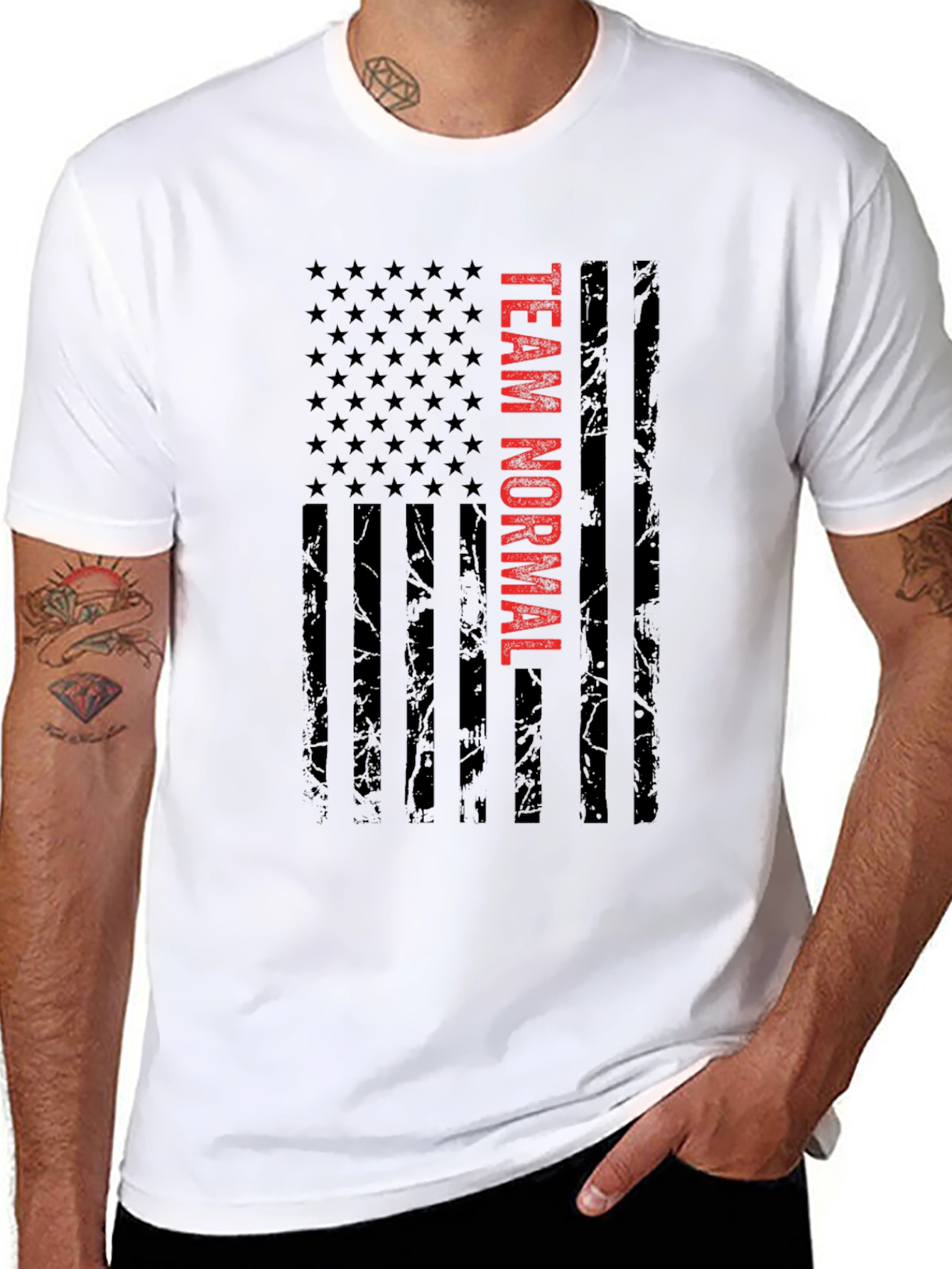 Team Normal USA Flag Graphic Tee