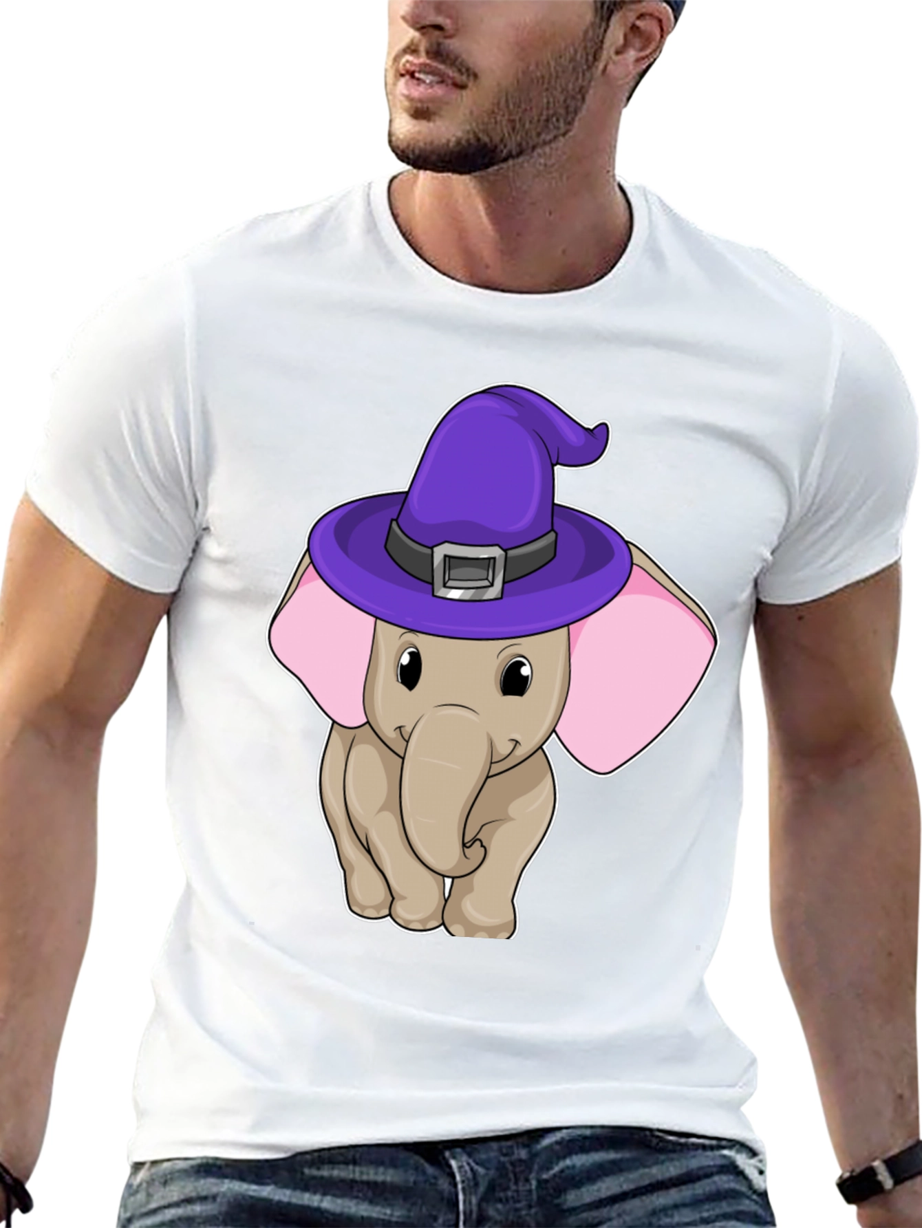 Elephant Witch Hat T-Shirt