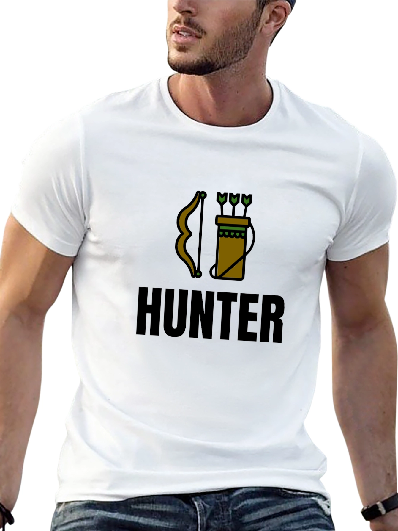 Hunter Graphic Print Tee - Archer Design
