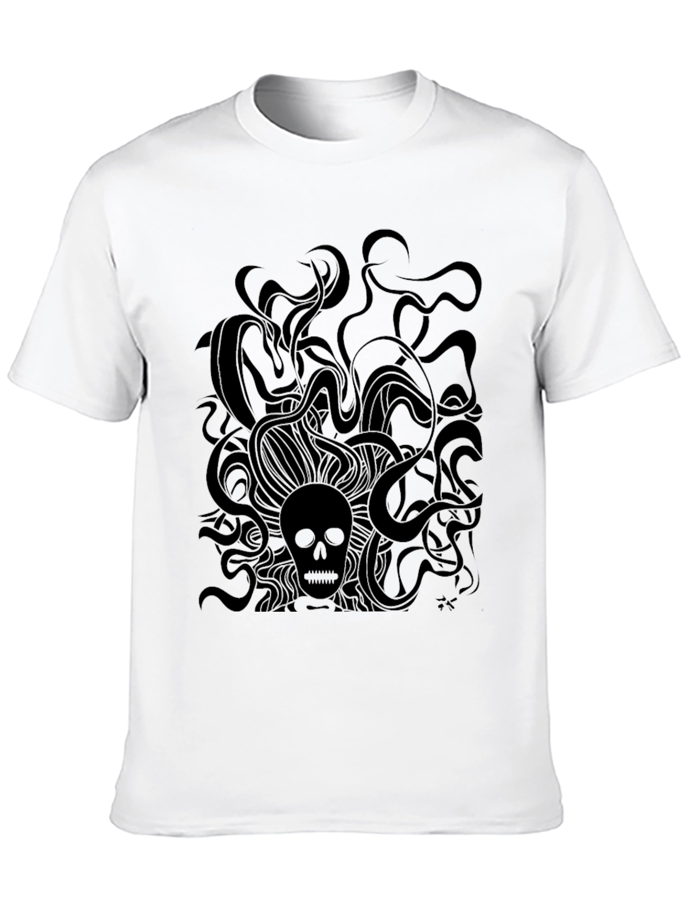 Dark Skull Graphic Tee - Premium Cotton Comfort