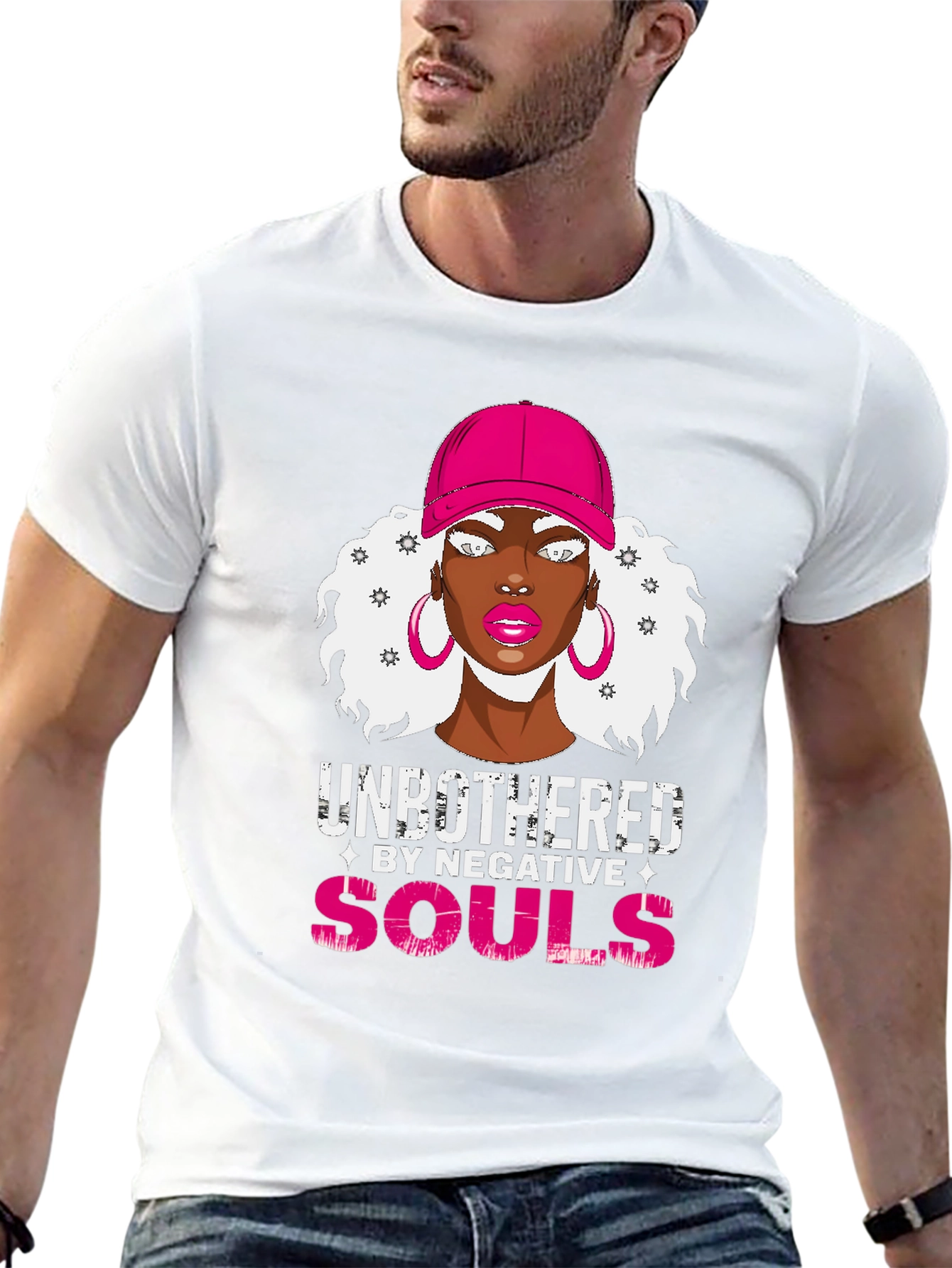 Unbothered By Negative Souls Graphic Tee