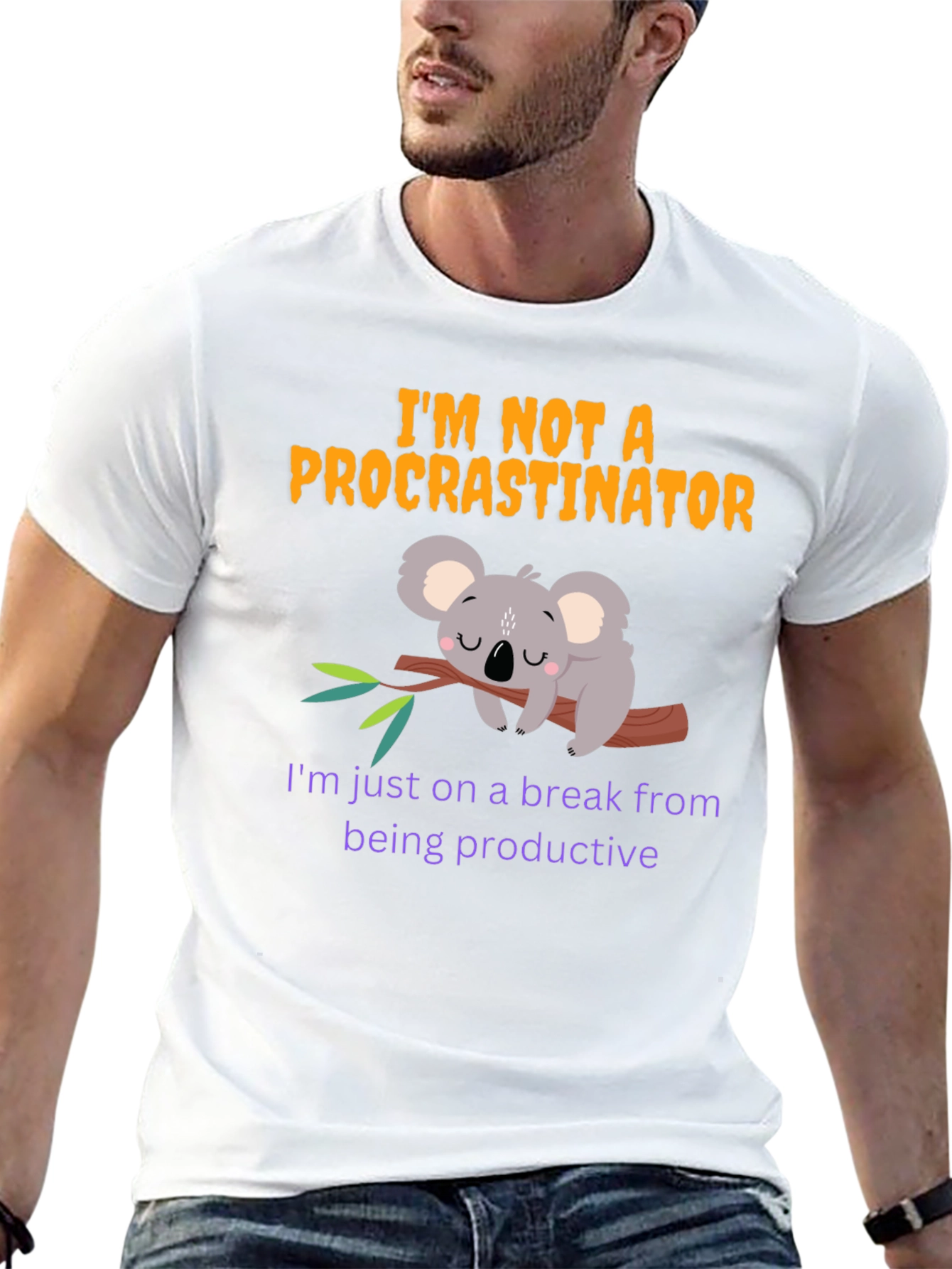 Funny Procrastinator Koala T-Shirt