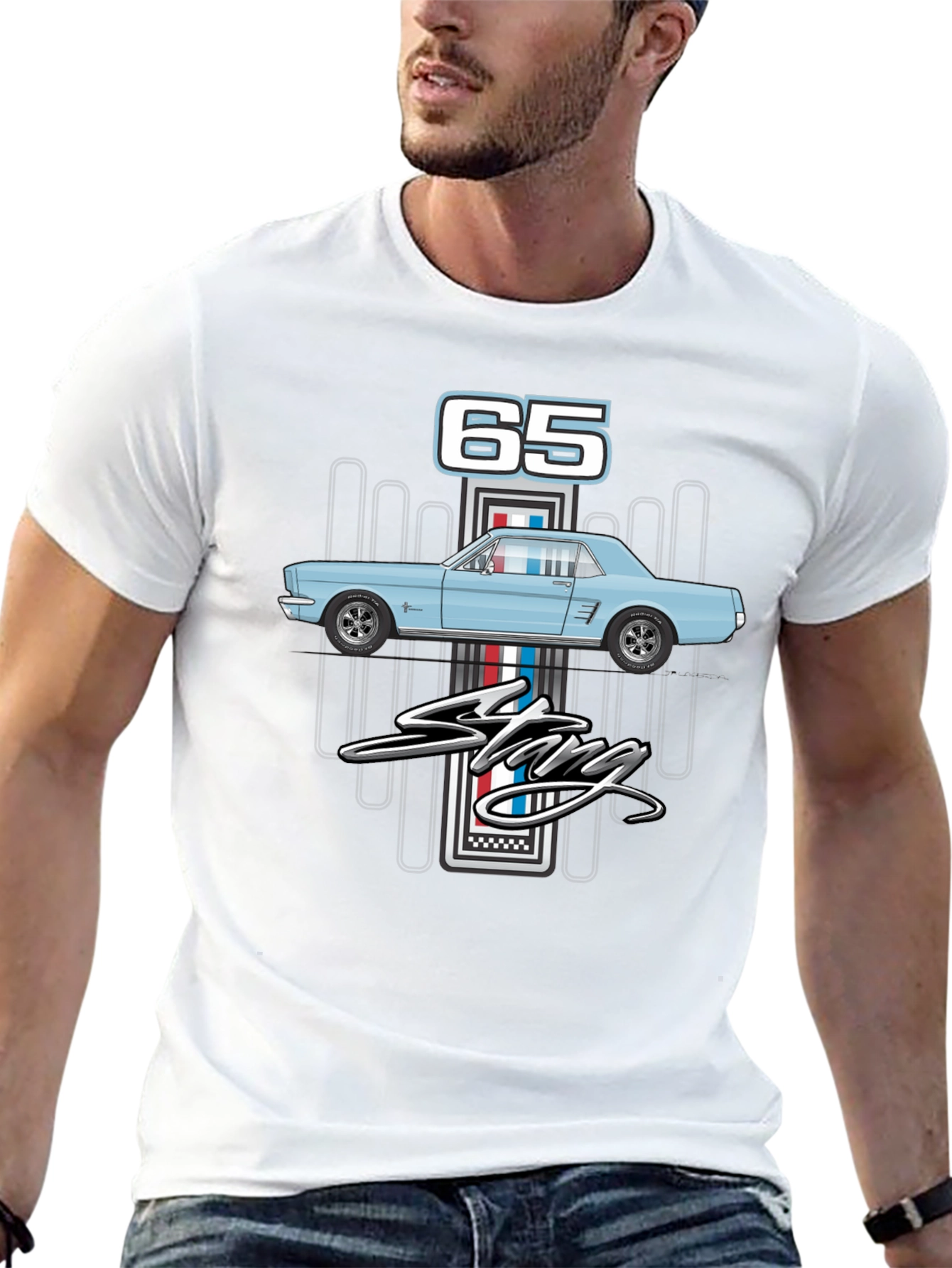65 Mustang Graphic T-Shirt - Classic Car Apparel