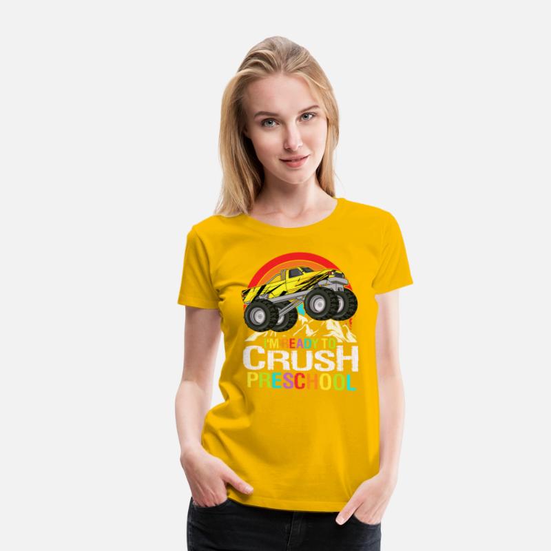 Ready To Crush Preschool Monster truck School Boys