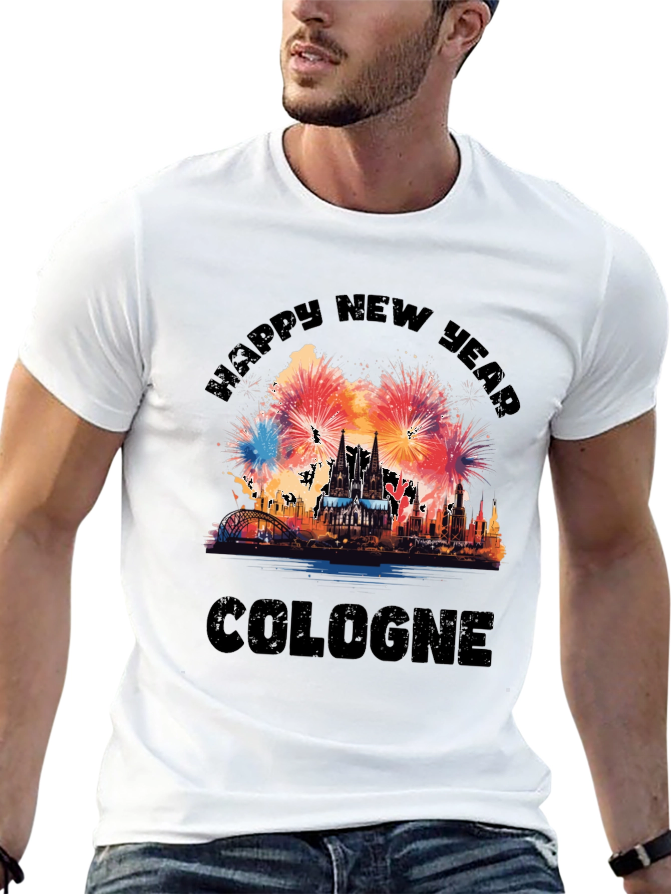 Cologne Happy New Year T-Shirt