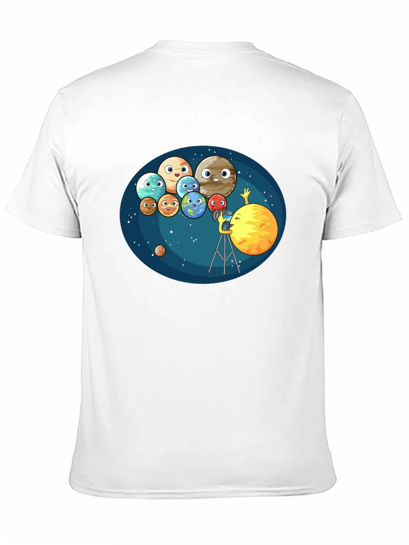 Cartoon Planets T-Shirt