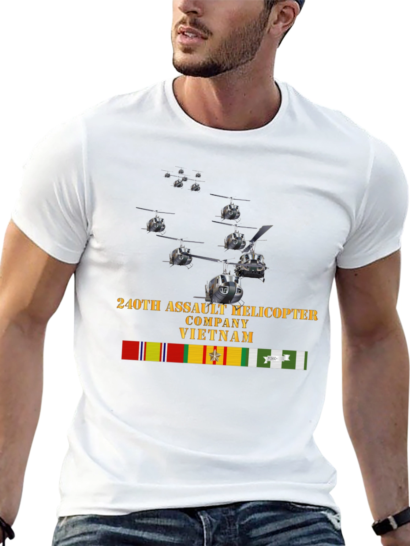 240th Assault Helicopter Company Vietnam T-Shirt