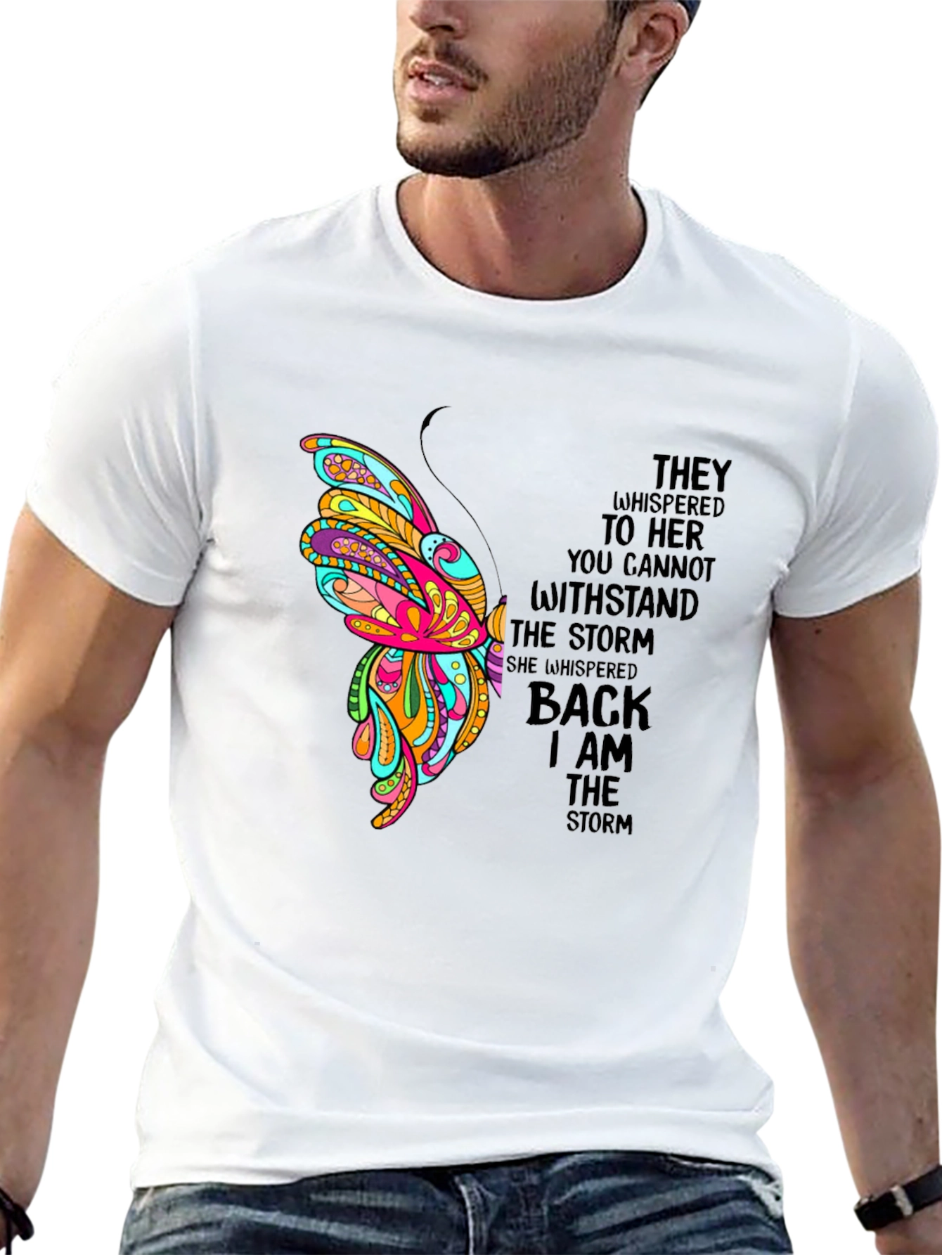I Am The Storm Butterfly Graphic Tee