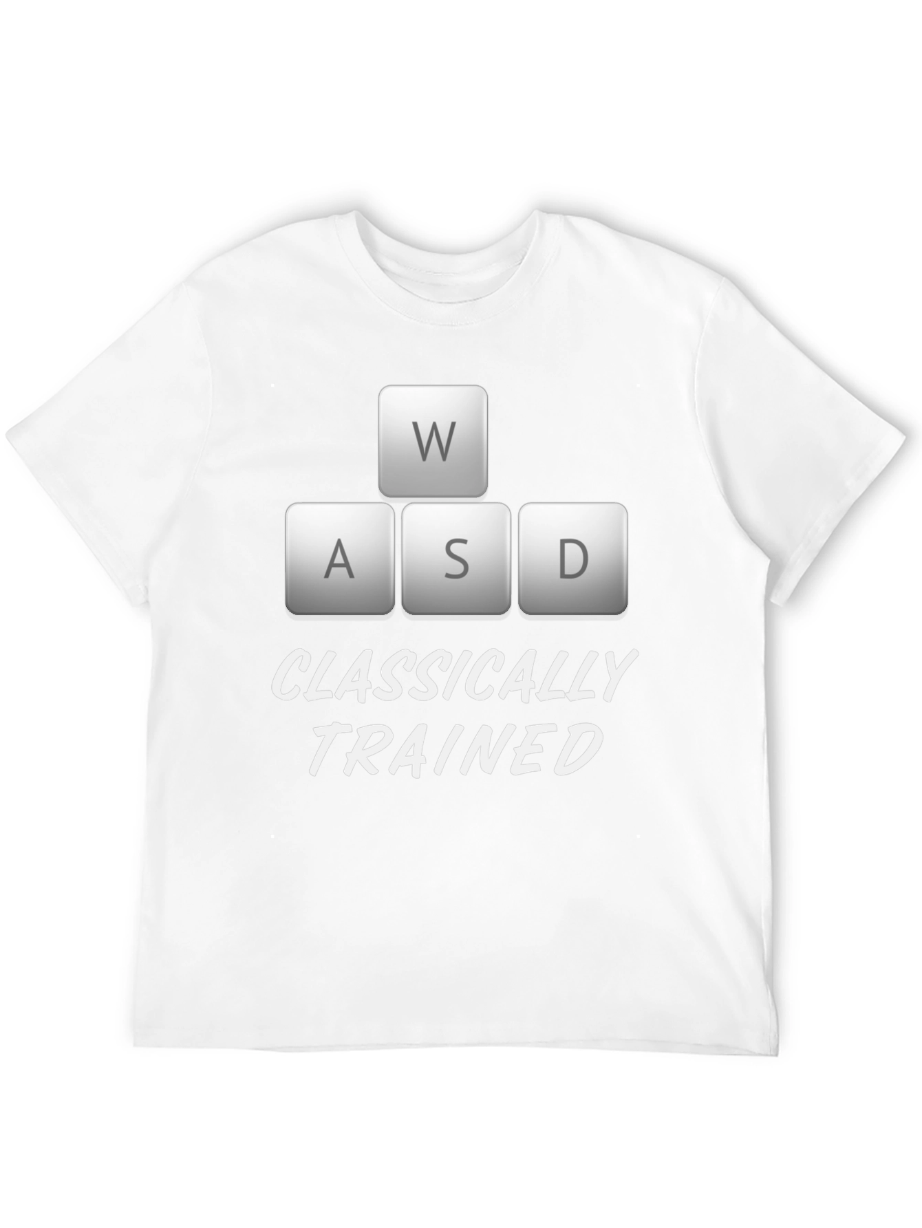 Classically Trained Gamer T-Shirt - WASD Design