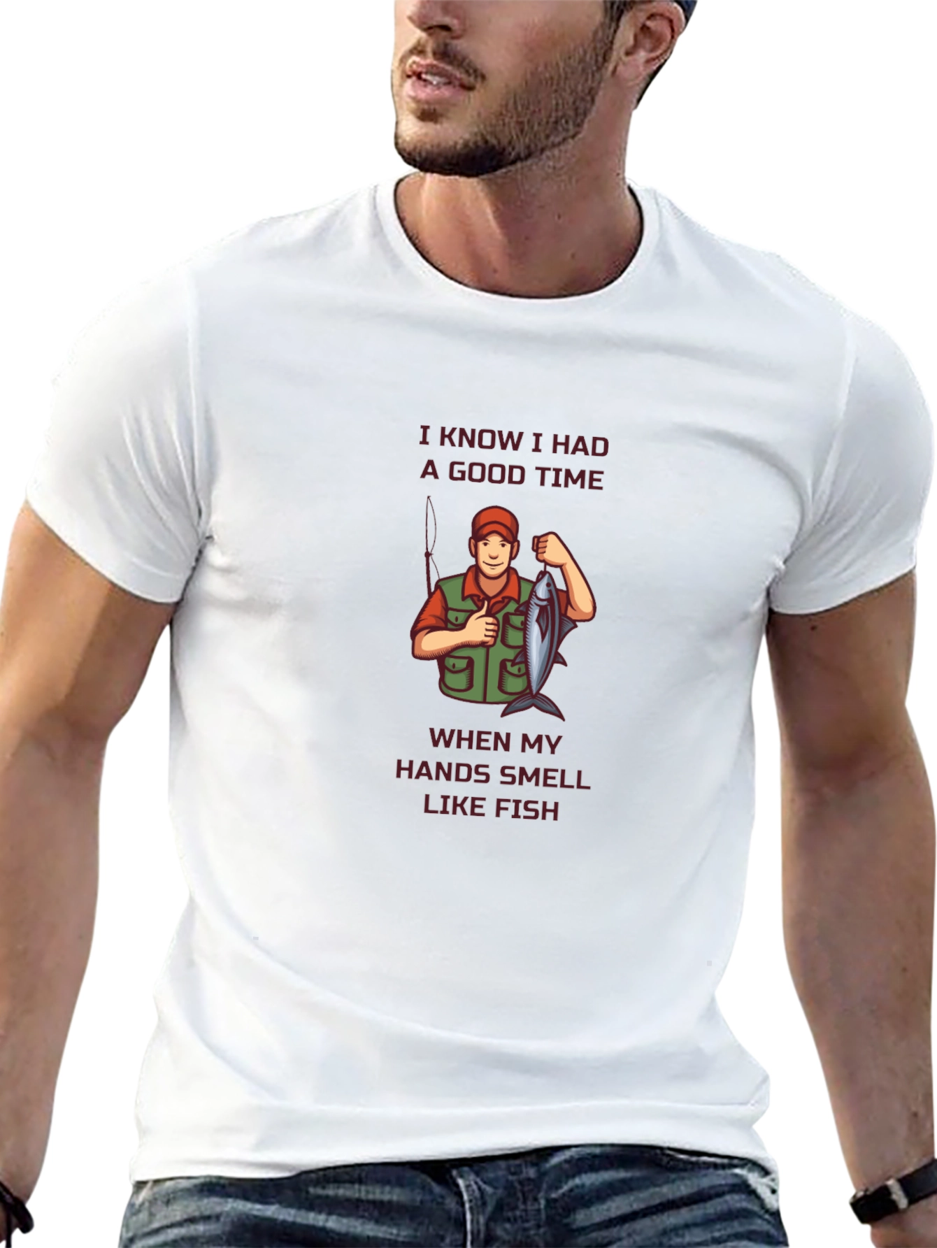 Fishing Humor Graphic T-Shirt