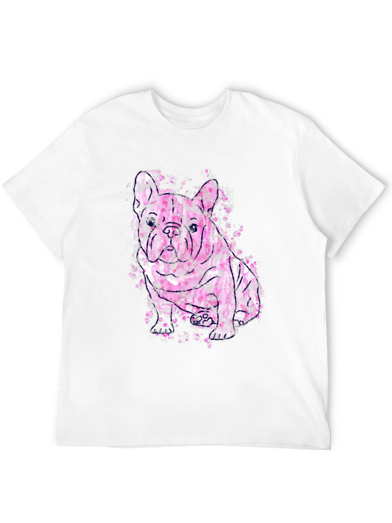 Dog Graphic Mens T-Shirt - Trendy Casual Tee