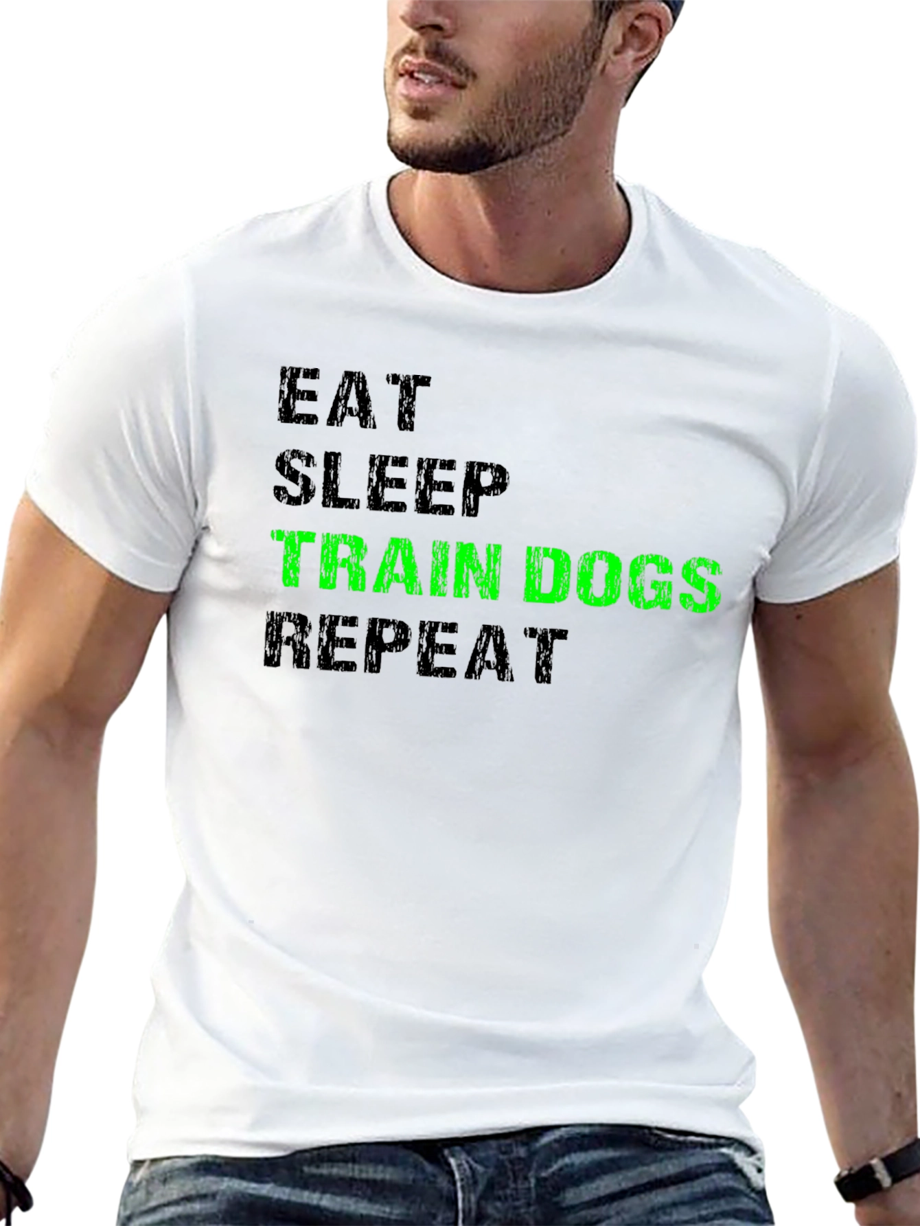 Eat Sleep Train Dogs Repeat T-Shirt