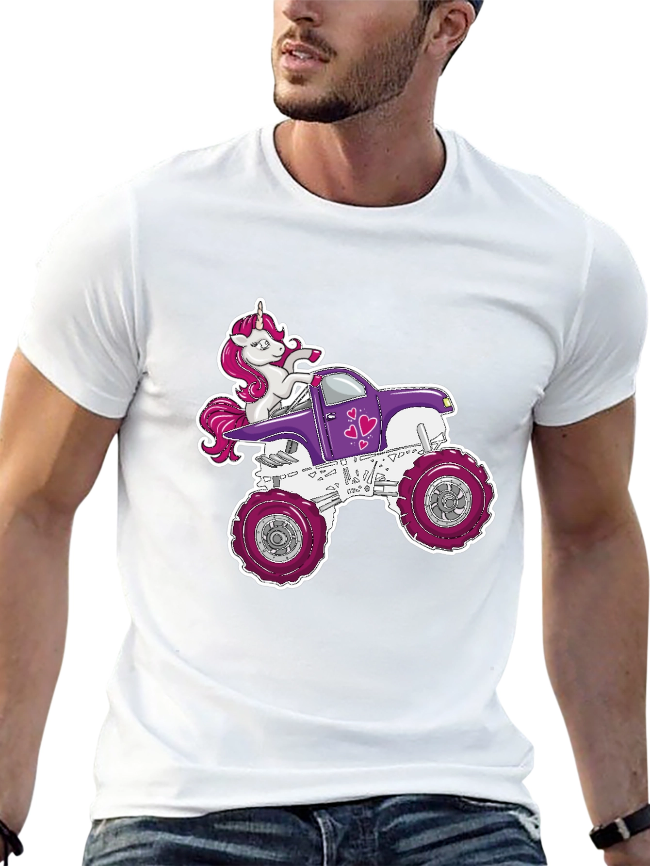 Unicorn Monster Truck T-Shirt