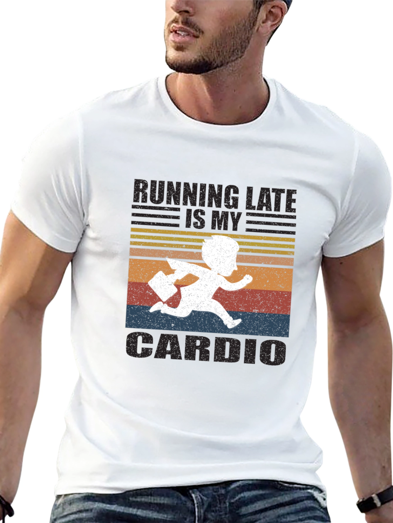Running Late is My Cardio Graphic Tee