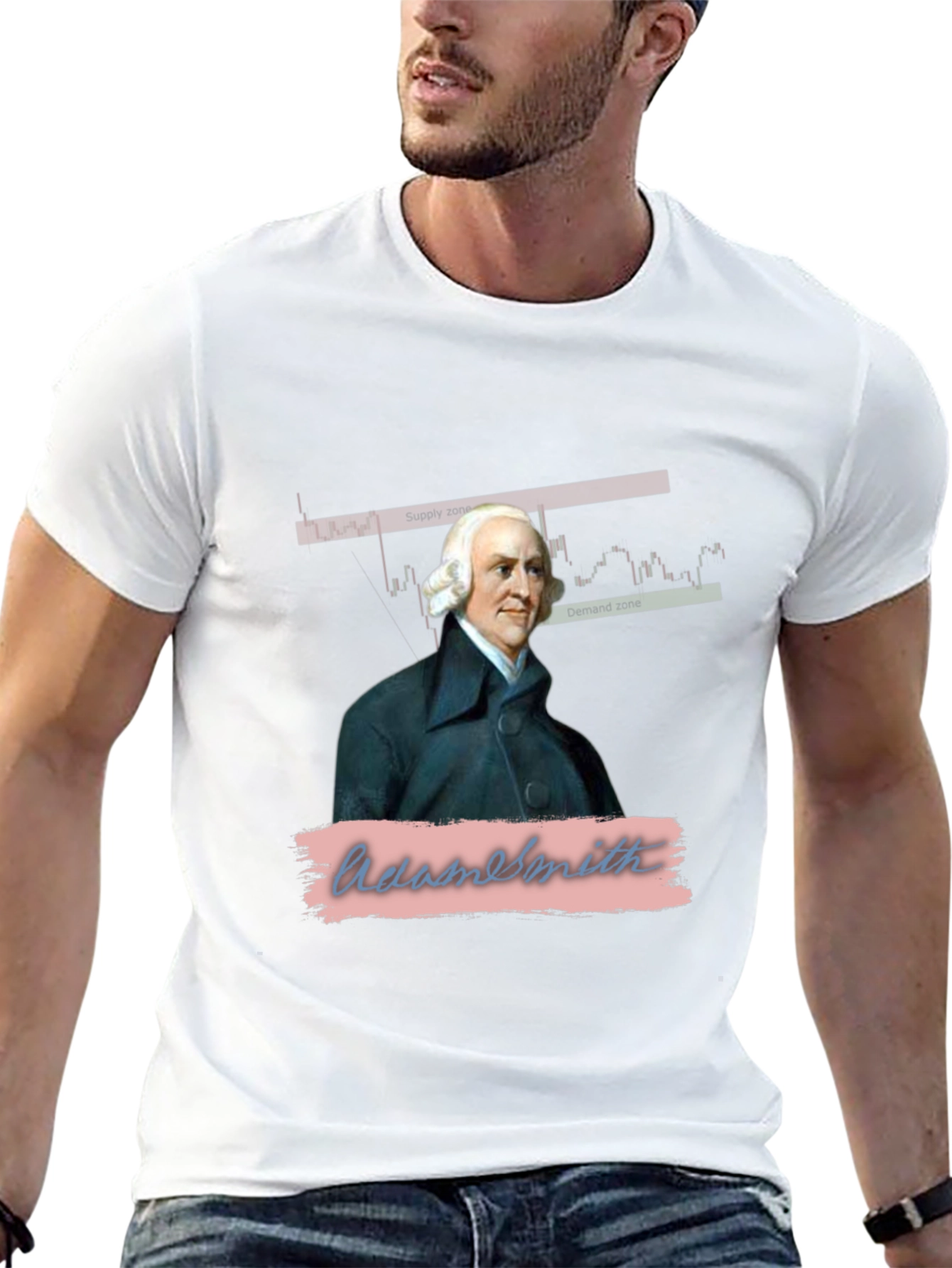 Adam Smith Economics Graphic T-Shirt