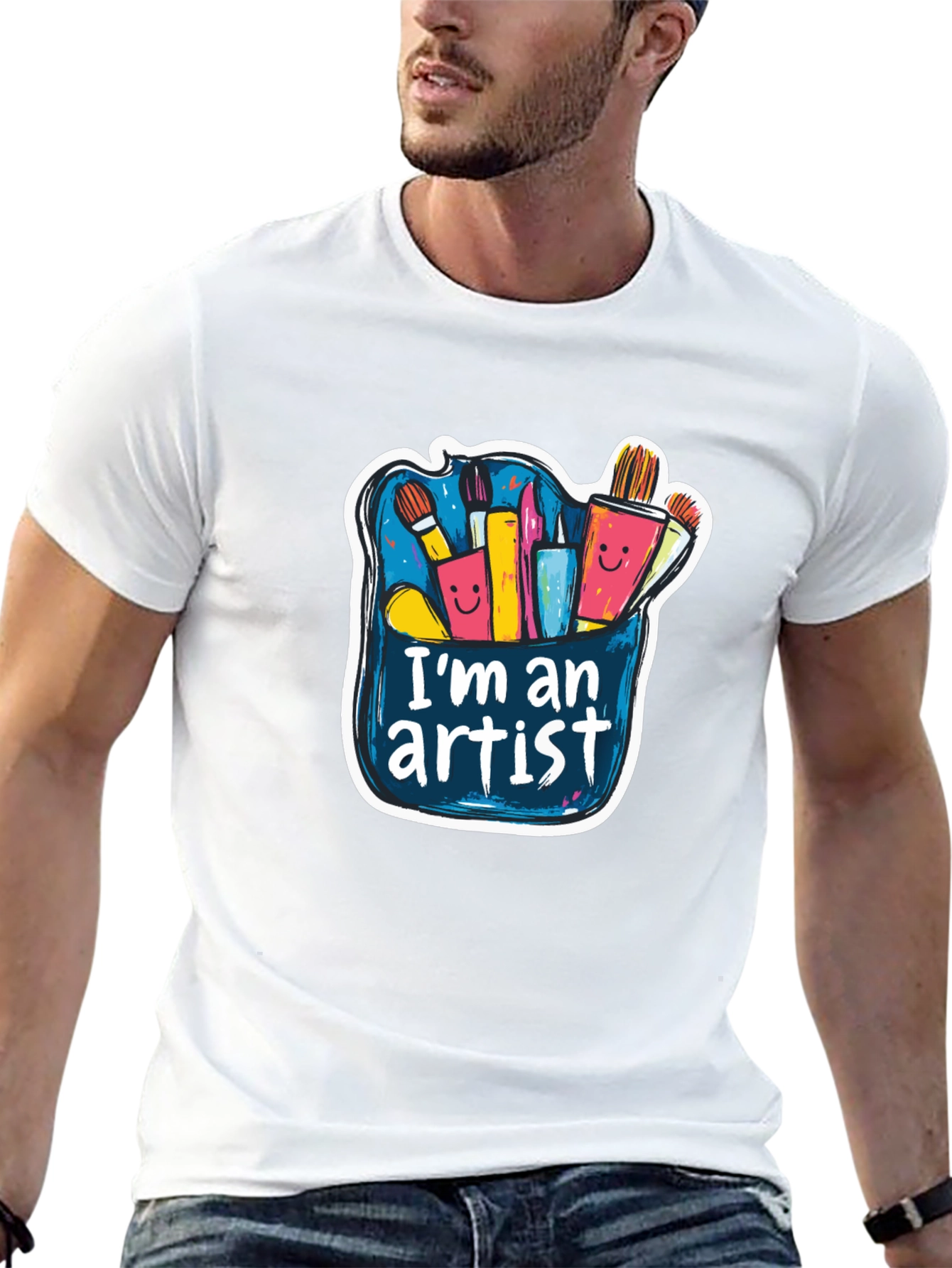 Im An Artist Black T-Shirt
