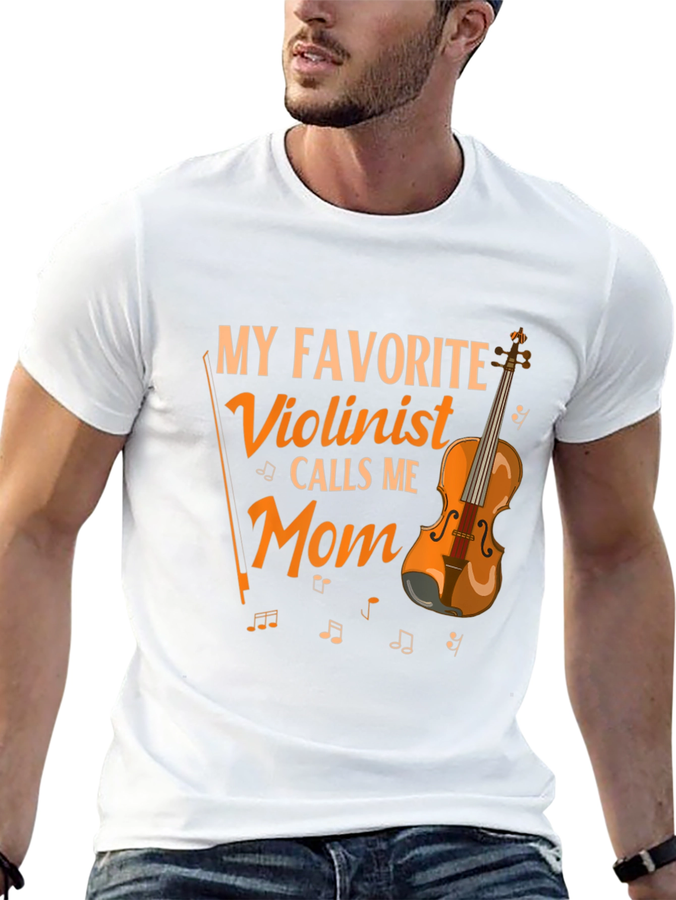 Violinist Mom T-Shirt - Musical Gift